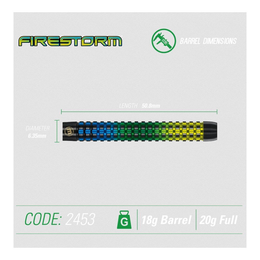 Winmau Softdarts Winmau Softdart Firestorm 2453-20g für Darts-Enthusiasten.