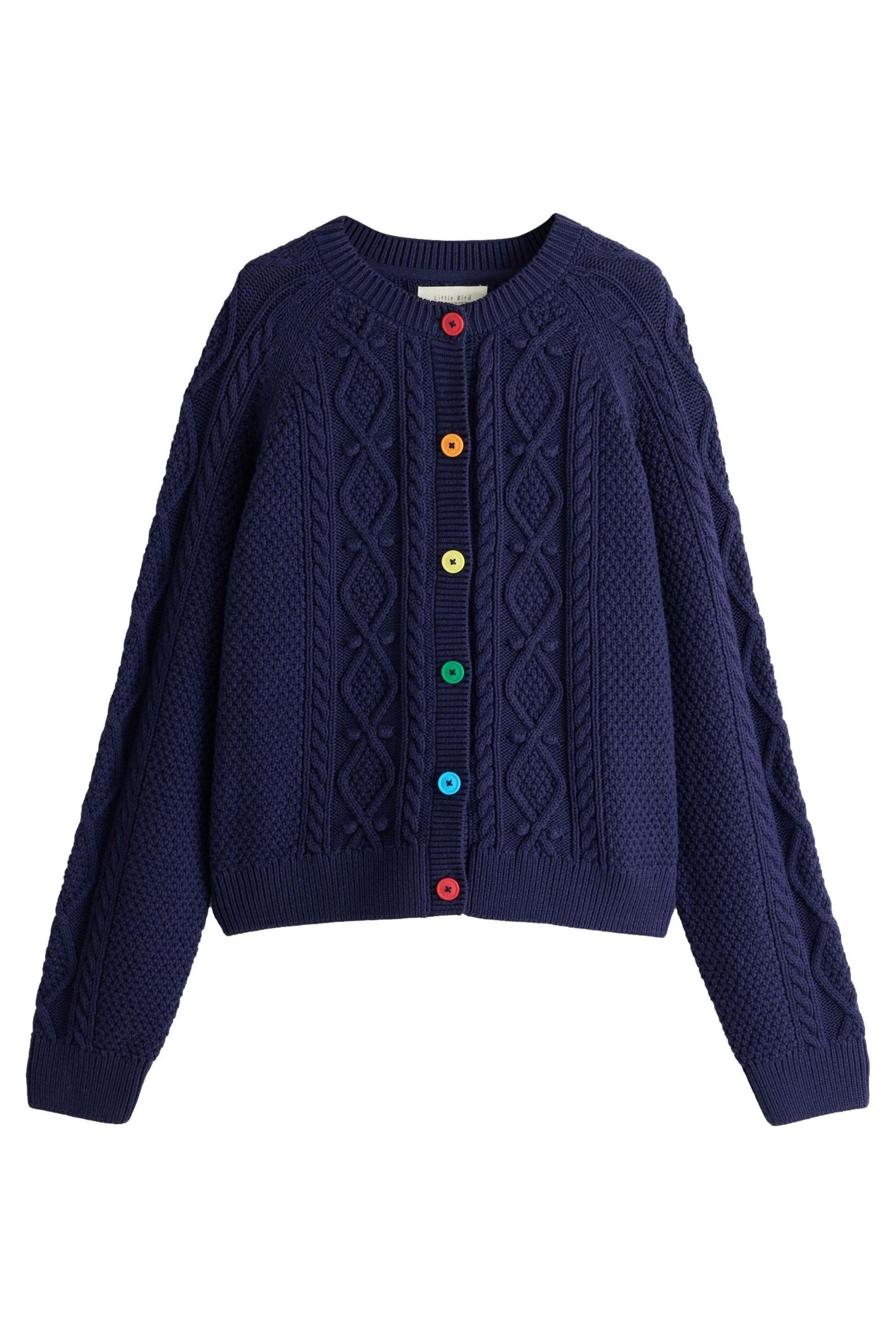 Little Bird by Jools Oliver Strickjacke Little Bird By Jools Oliver Strickjacke Zopfmuster (1-tlg)