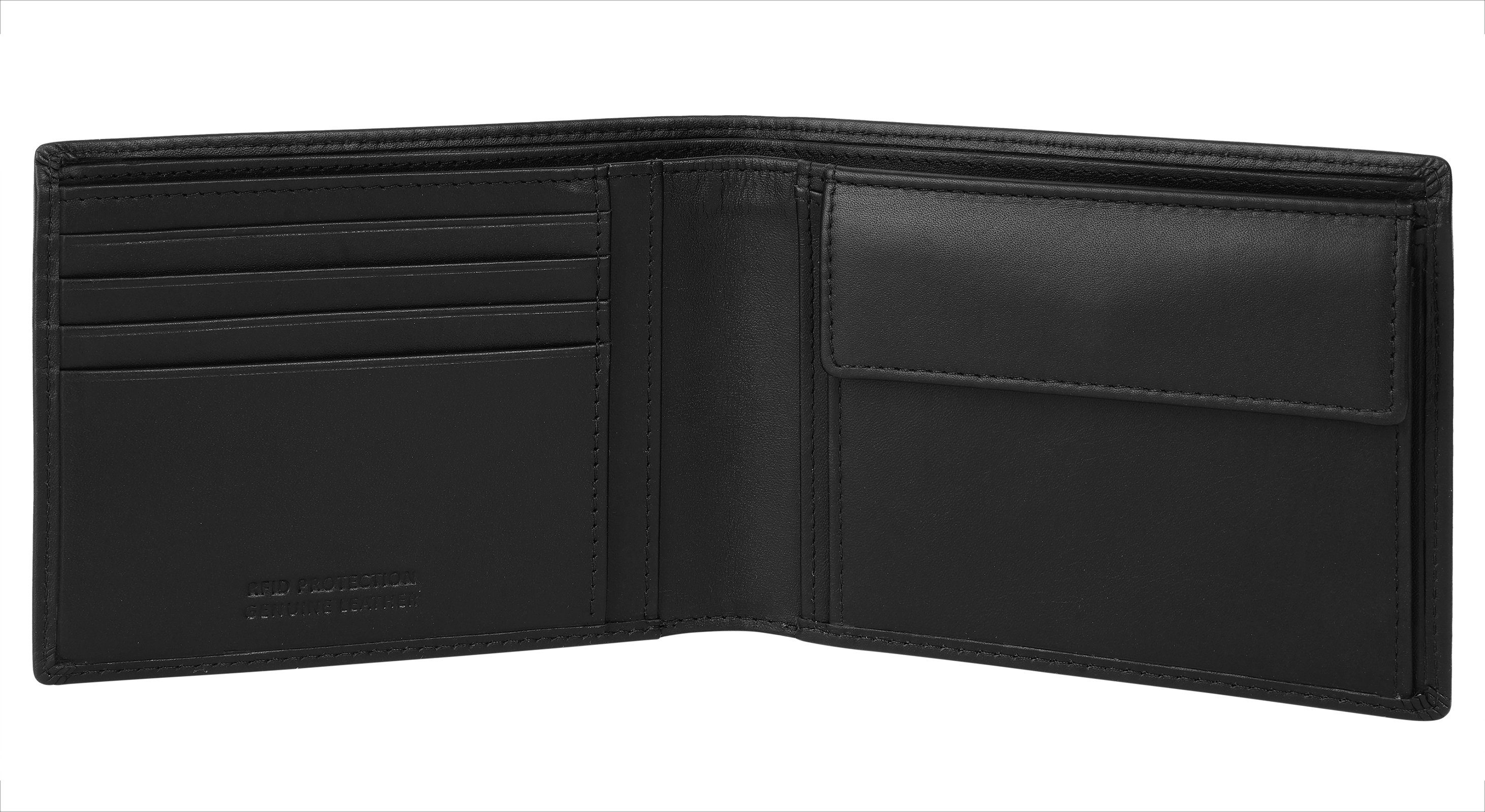 bugatti SUPER SLIM RFID, echt Leder