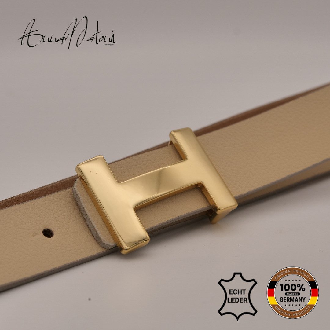 AnnaMatoni Ledergürtel AnnaMatoni Leder Gürtel Goldi günstig online kaufen