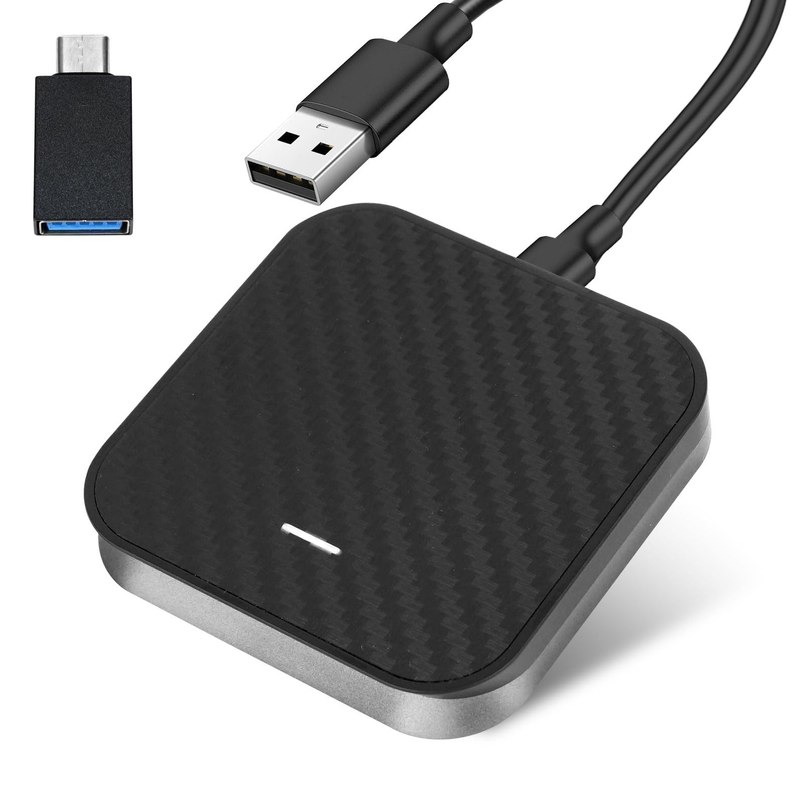 CarPlay/Auto 2-in-1 Wireless Adapter, Wireless Adapter 5GHz WiFi Adapter