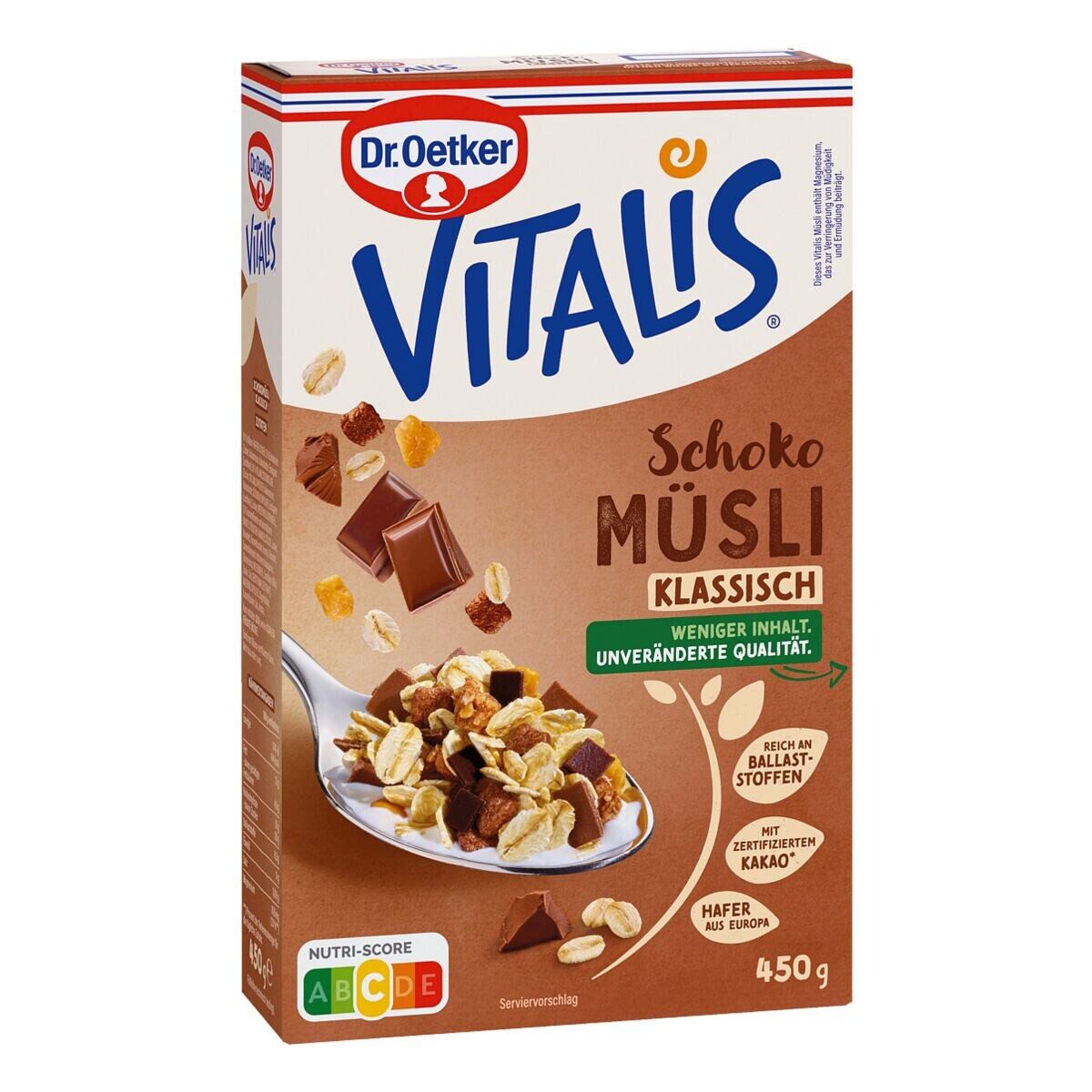 Dr. Oetker Küchenhelfer Cerealien Schokomüsli klassisch, 450 g