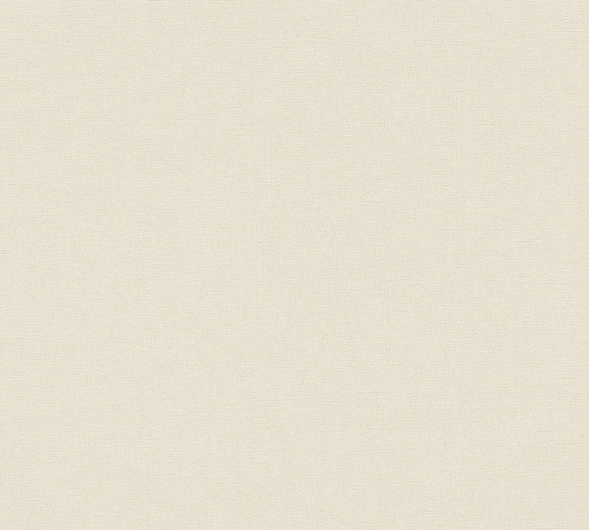 skandinavisch St), PVC-Frei umweltfreundlich Tapete Leinwandoptik, (1 Living Beige,Weiß strukturiert, A.S. leicht nachhaltig matt, Vliestapete Natural Création