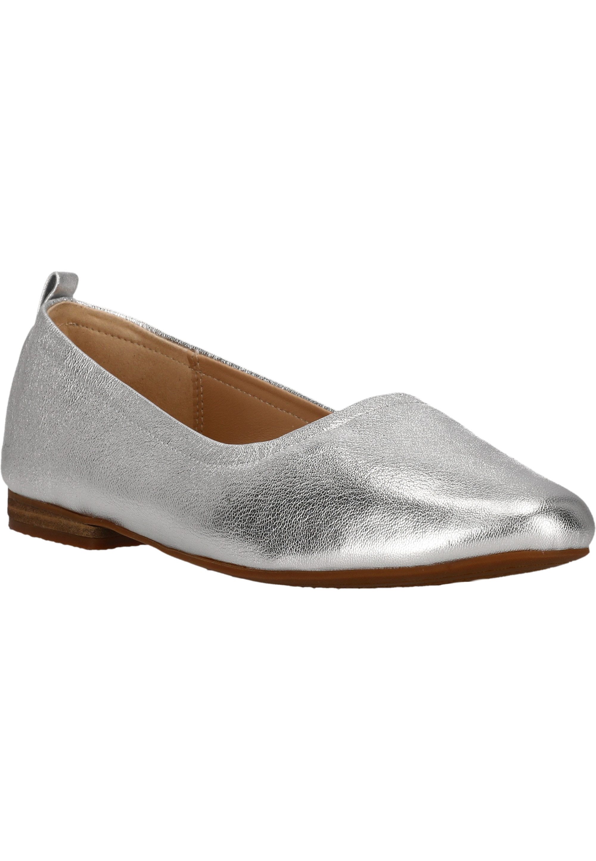 Clarks Fawna Soft Ballerina im coolen Metallic-Look