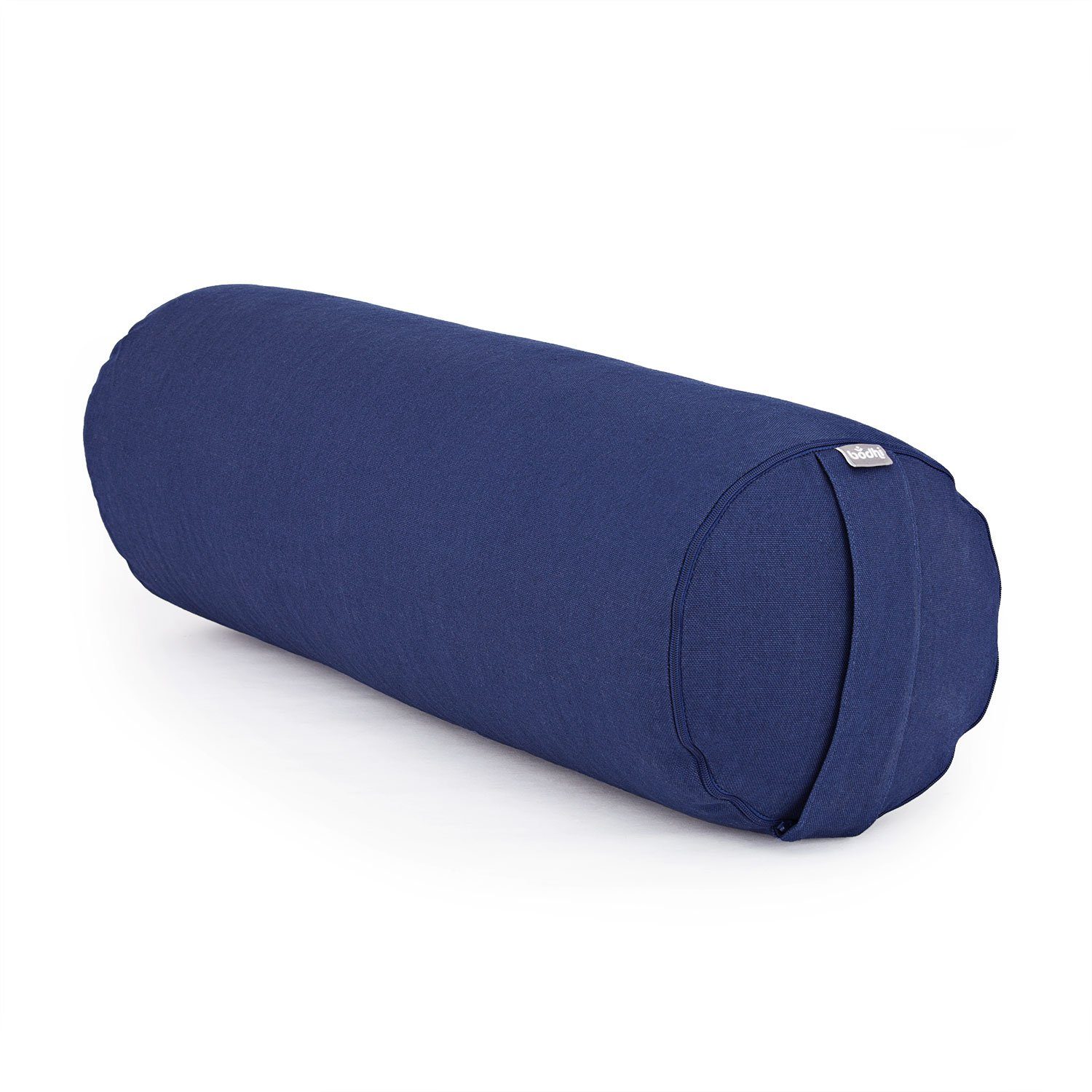 bodhi Yoga Bolster BASIC blau, Dinkelhülsen