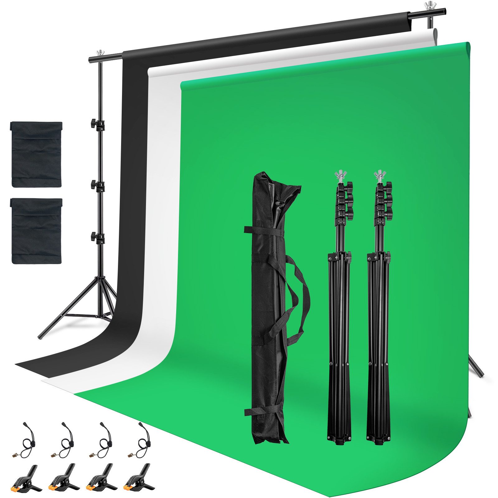 Youyijia Beamer-Deckenhalterung Fotohintergrund Ständer Greenscreen Mit Ständer, Sandsäcken