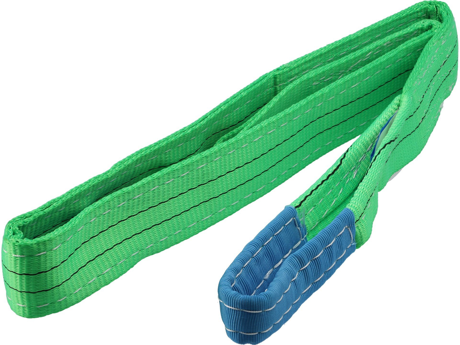 TRIZERATOP Gepäckgurt Textil-Hebeband 2t 2m mit verstärkten Schlaufen, (Textil-Hebeband 2t 2m mit verstärkten Schlaufen)