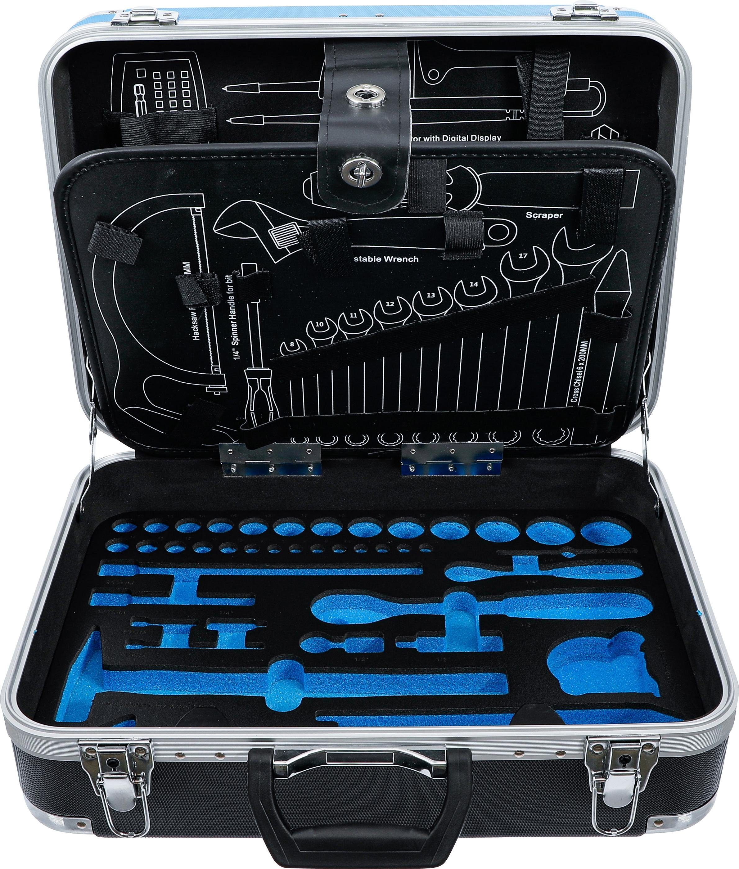 BGS technic Werkzeugkoffer ABS Kunststoff-Leerkoffer zu Art. 15503 | Werkzeugkoffer