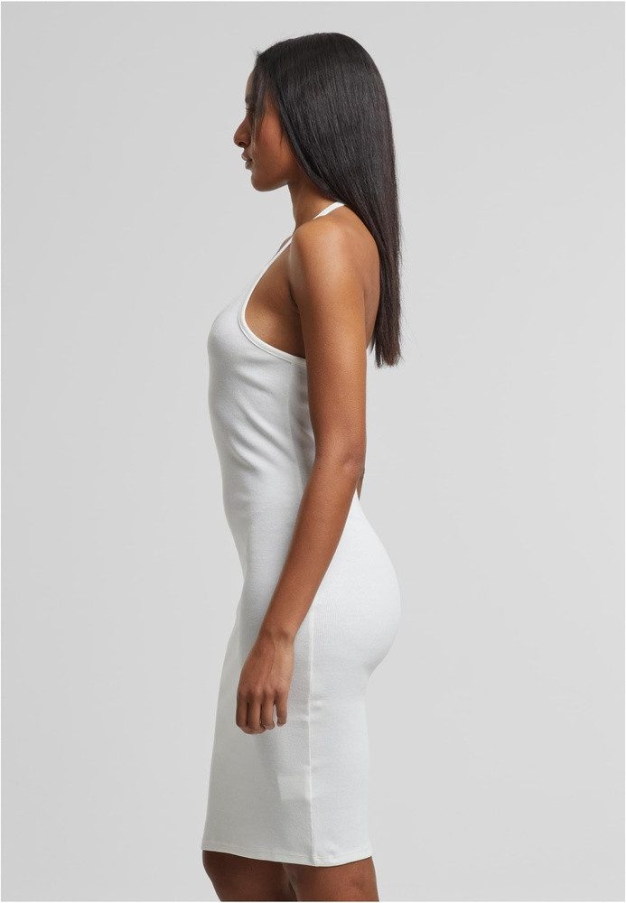 URBAN CLASSICS Midikleid Ladies Rib Jersey Neckholder Dress