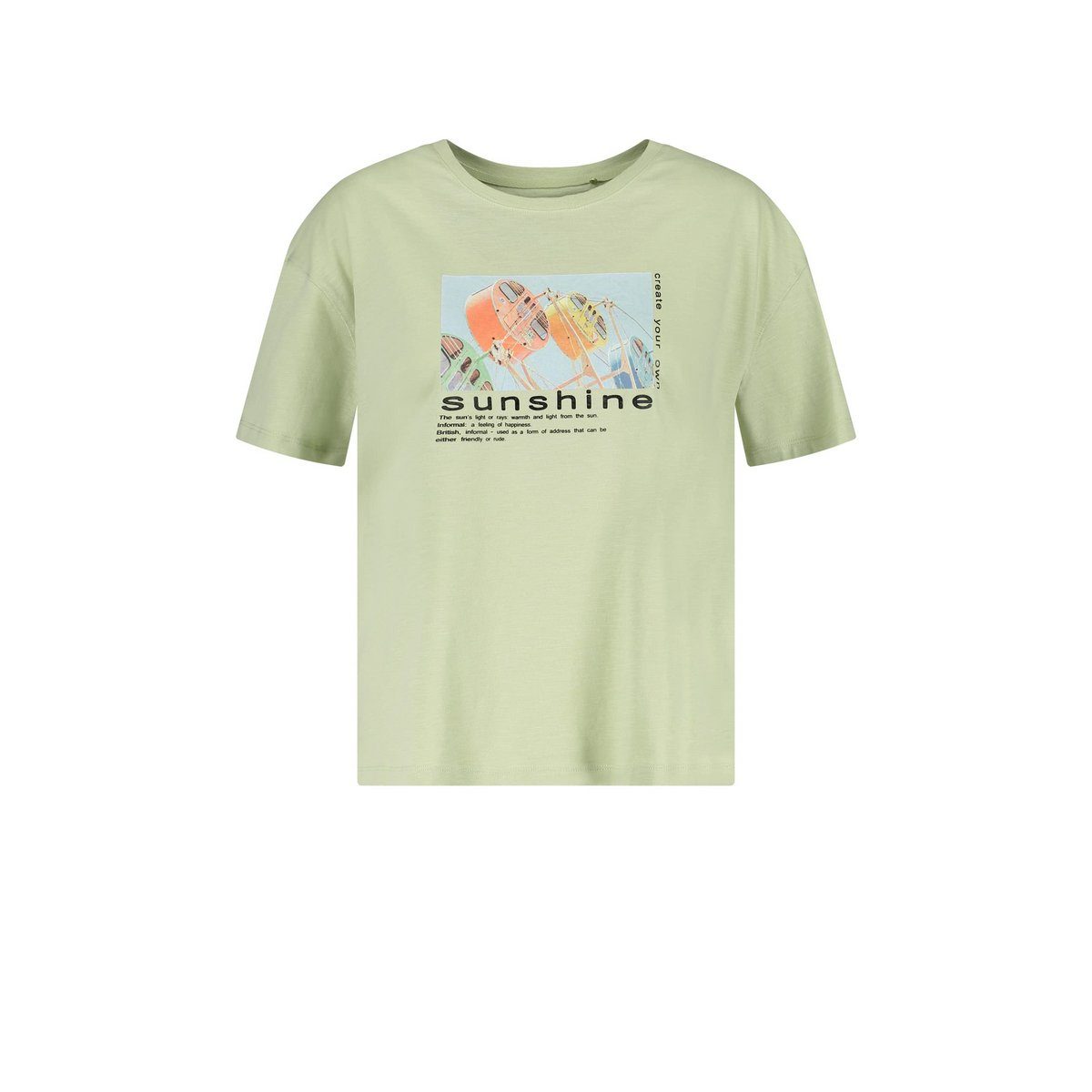 T-Shirt (1-tlg) Samoon grün