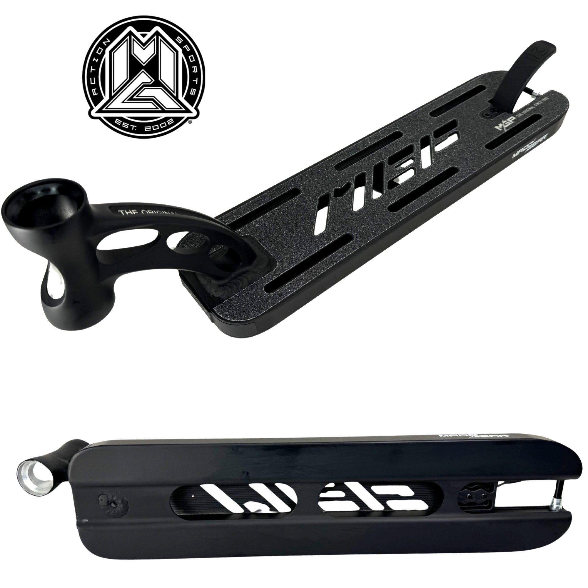 Madd Stuntscooter MGP Madd Gear Nitro MFX Cut Outs Stunt-Scooter Deck 4,8"x 20" schwarz