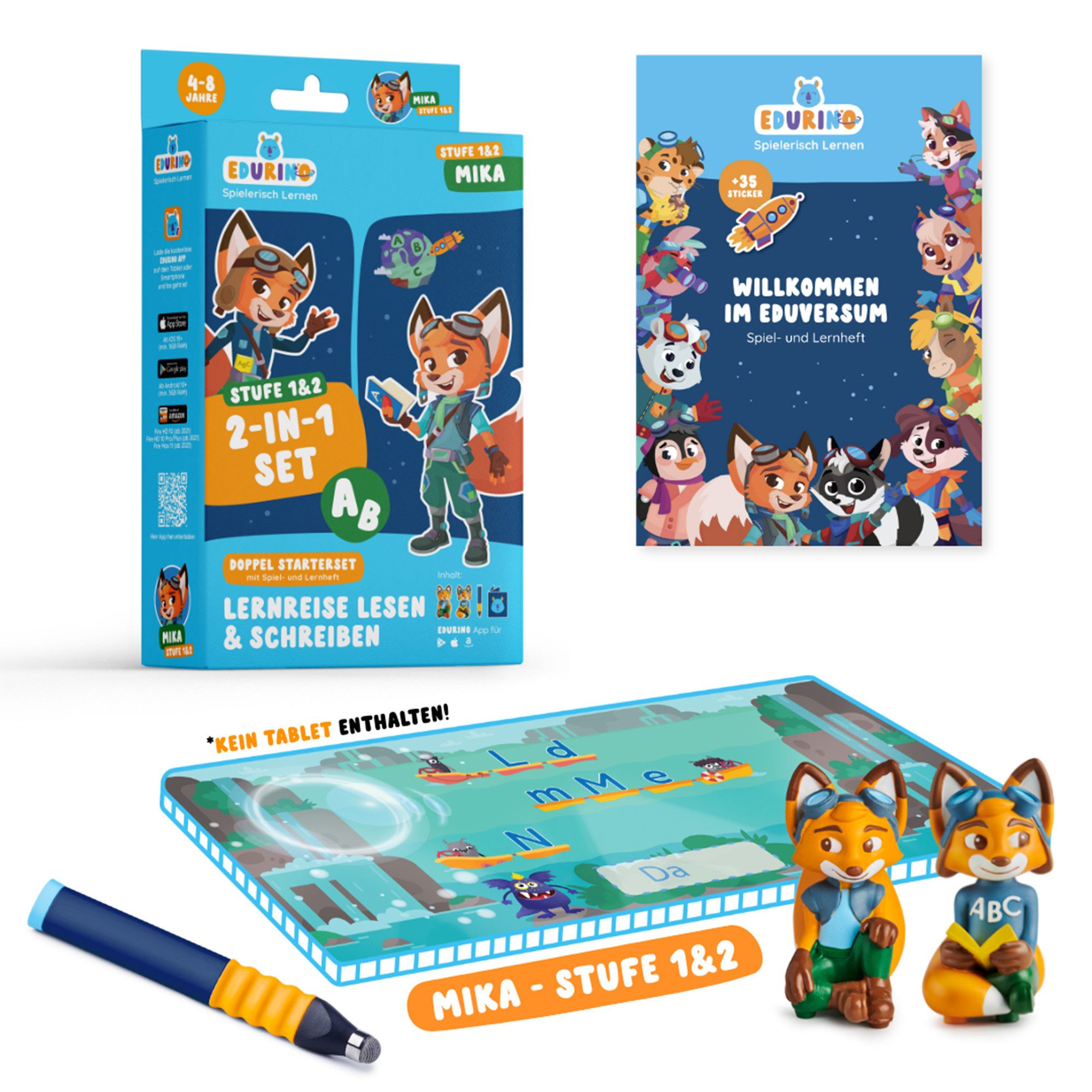 Edurino Lernspielzeug Bundle - Starterset Mika 1 & 2 - Buschstaben Erstes L günstig online kaufen