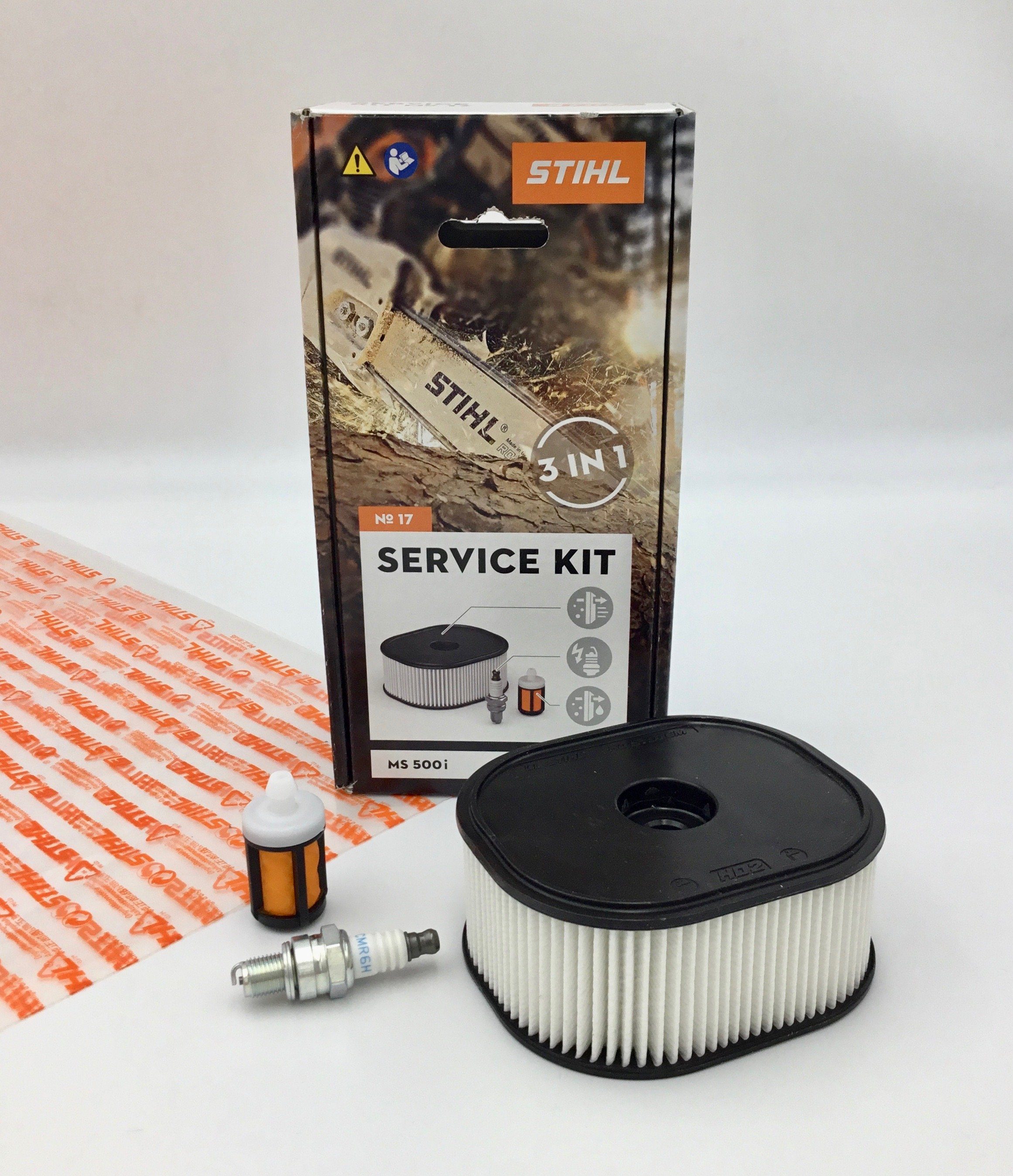 STIHL Ersatzfilter STIHL Service Kit 17 MS 500i 11470074101 Filter, Zündkerze, Zubehör für MS 500i