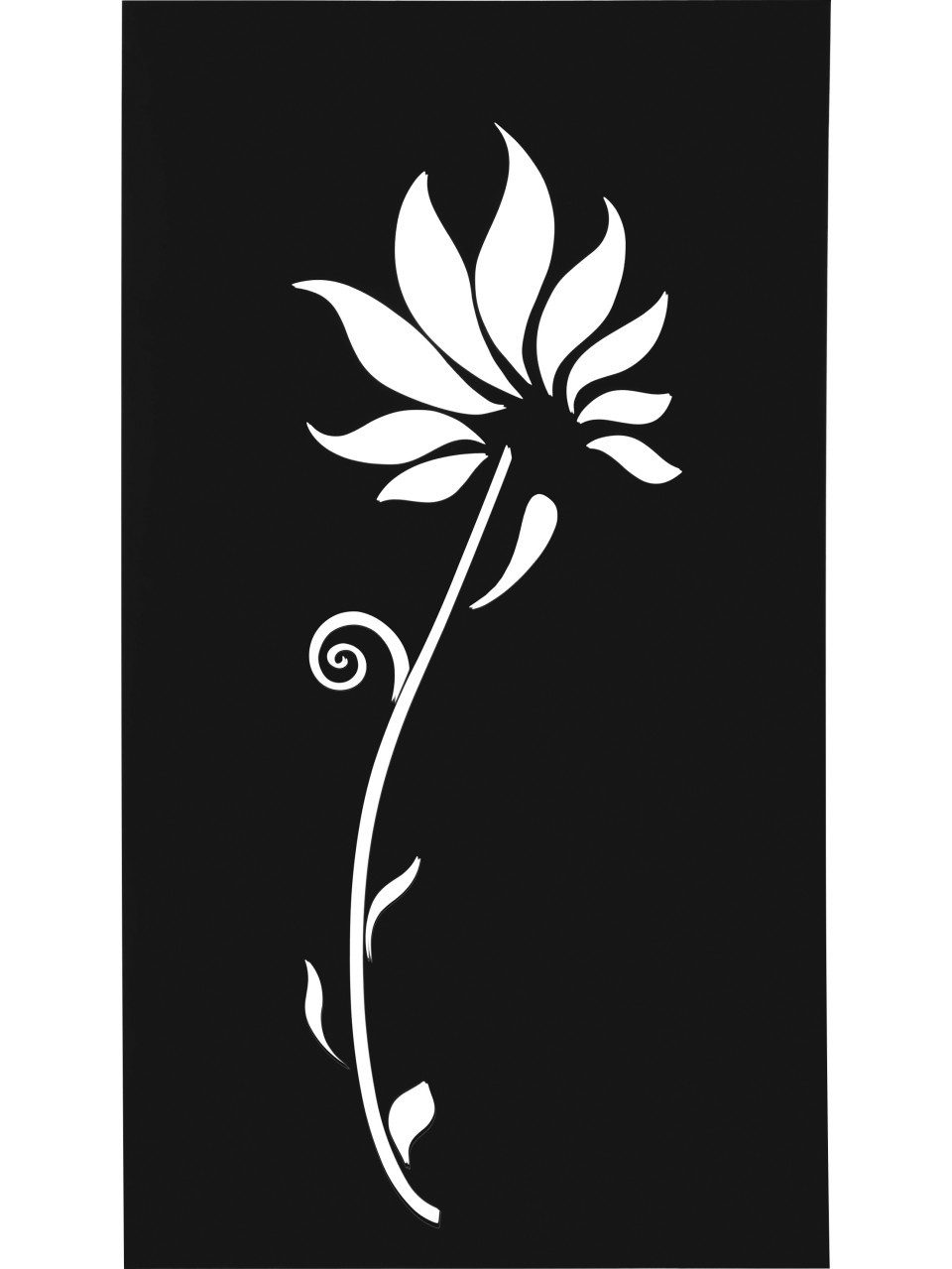 Floraworld Gartenzaun Floraworld Sichtschutz Garten Dekor Lilie 158 x 90