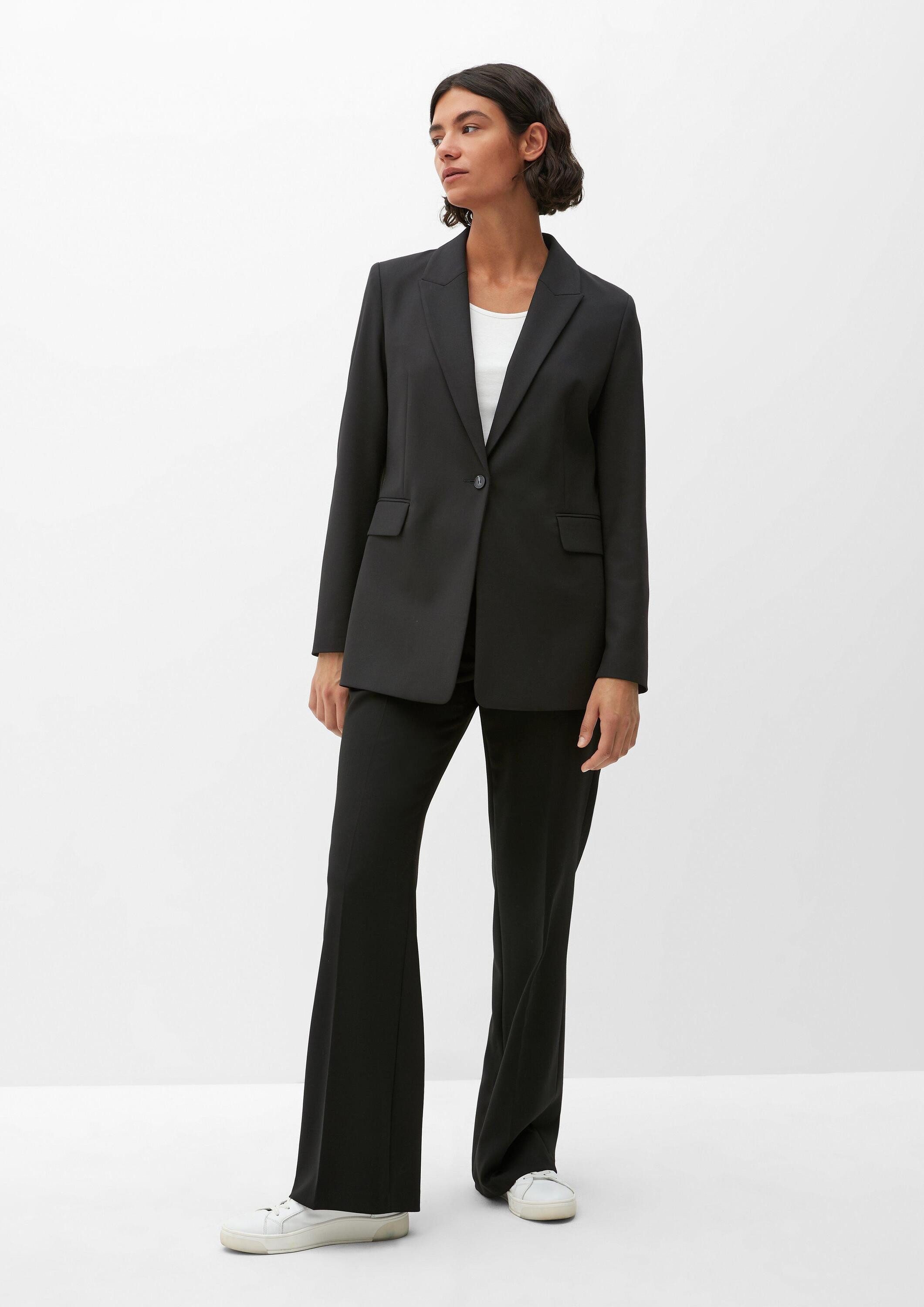 s.Oliver Jackenblazer Indoor-Blazer Longblazer aus Viskosemix – Bild 5 von 5