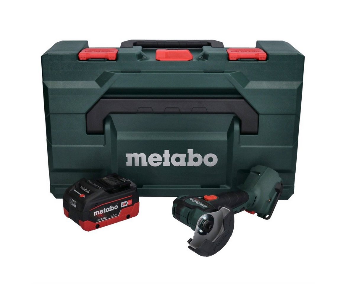 Thumbnail - metabo Winkelschleifer CC 18 LTX Akku Winkelschleifer 18 V 76 mm Brushless + 1x Akku 5,5Ah +