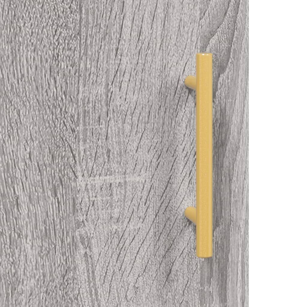cm Holzwerkstoff (1-St) Fächerschrank Grau Sonoma Wandschrank vidaXL 60x31x70