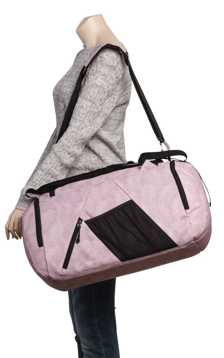 BESTWAY Reisetasche BestWay Sporttasche mit Schuhfach und Nassfach altrosa