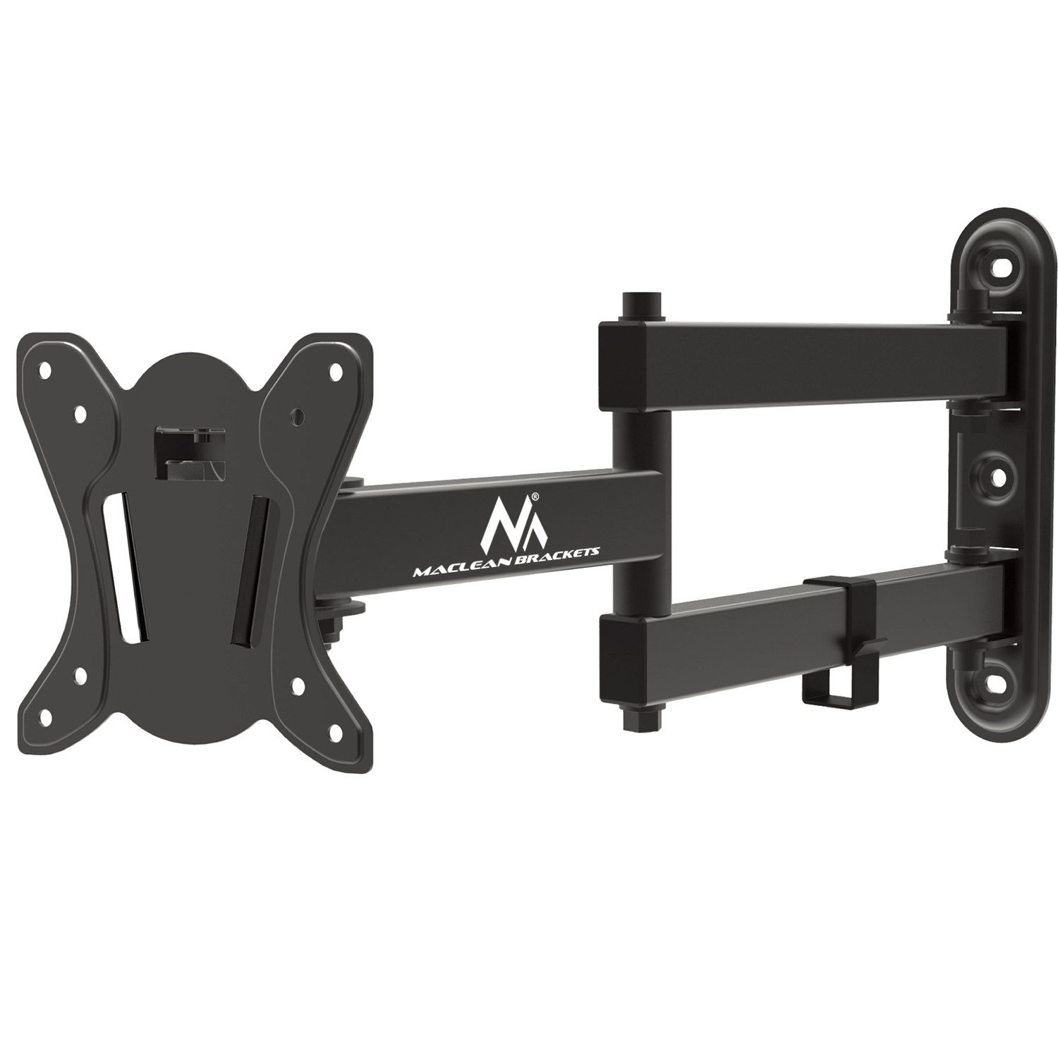 Maclean TV-Wandhalterung MC-417, (bis 32,00 Zoll, Wandhalterung TV-Aufhänger verstellbar 13-32)