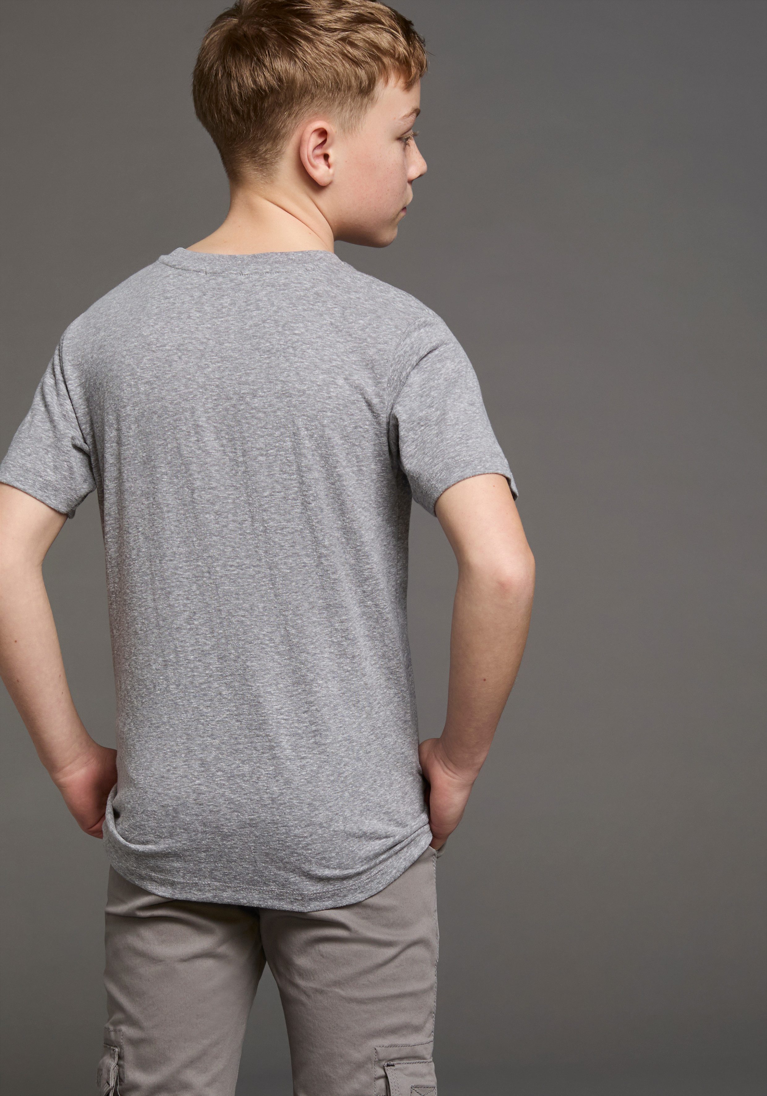 KIDSWORLD T-Shirt ER WARS Langarm, Basic-Passform, trendiger Print, Rundhalsausschnitt