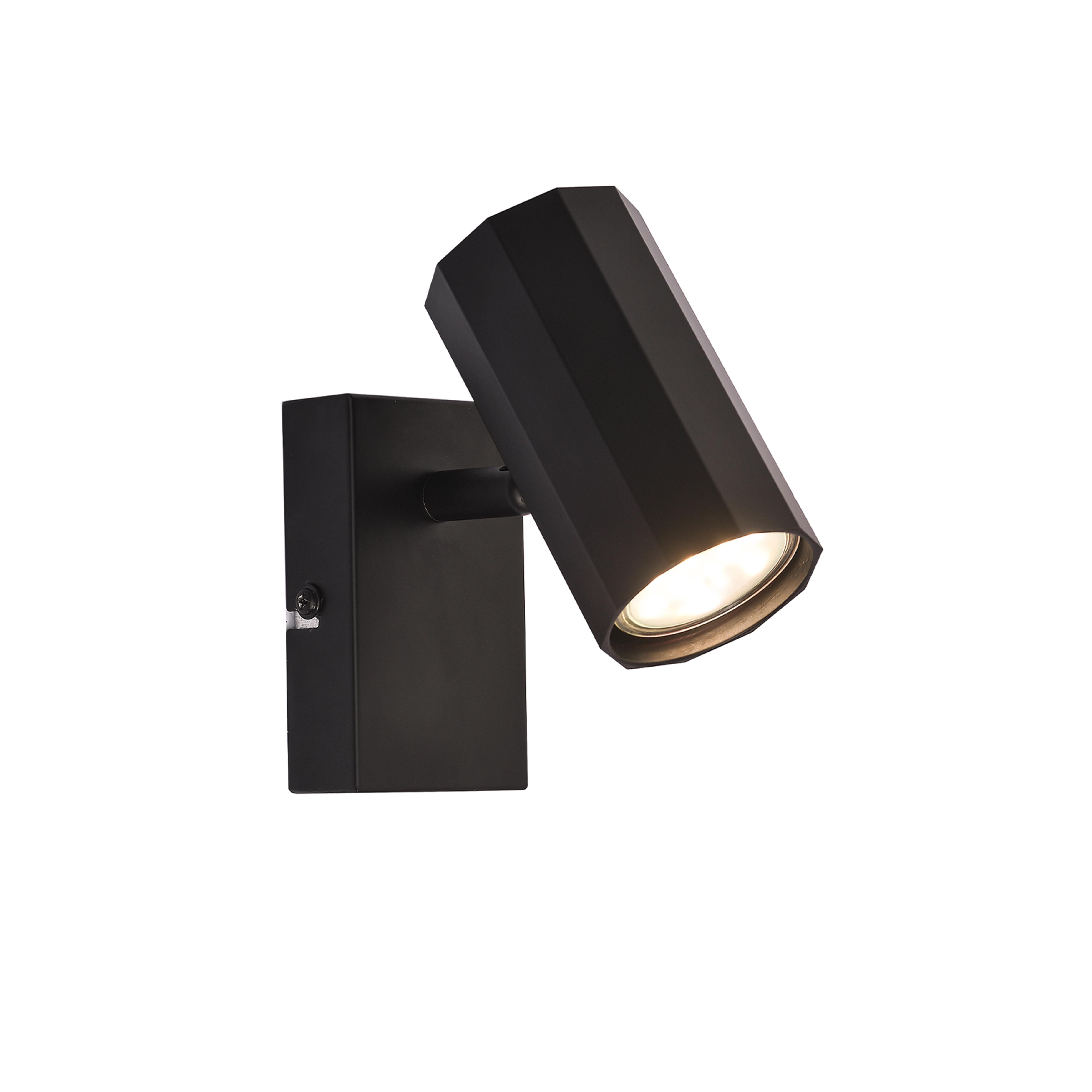 Nettlife Deckenstrahler 1 Flammig Schwarz Deckenstrahler Vintage Metall GU1 günstig online kaufen