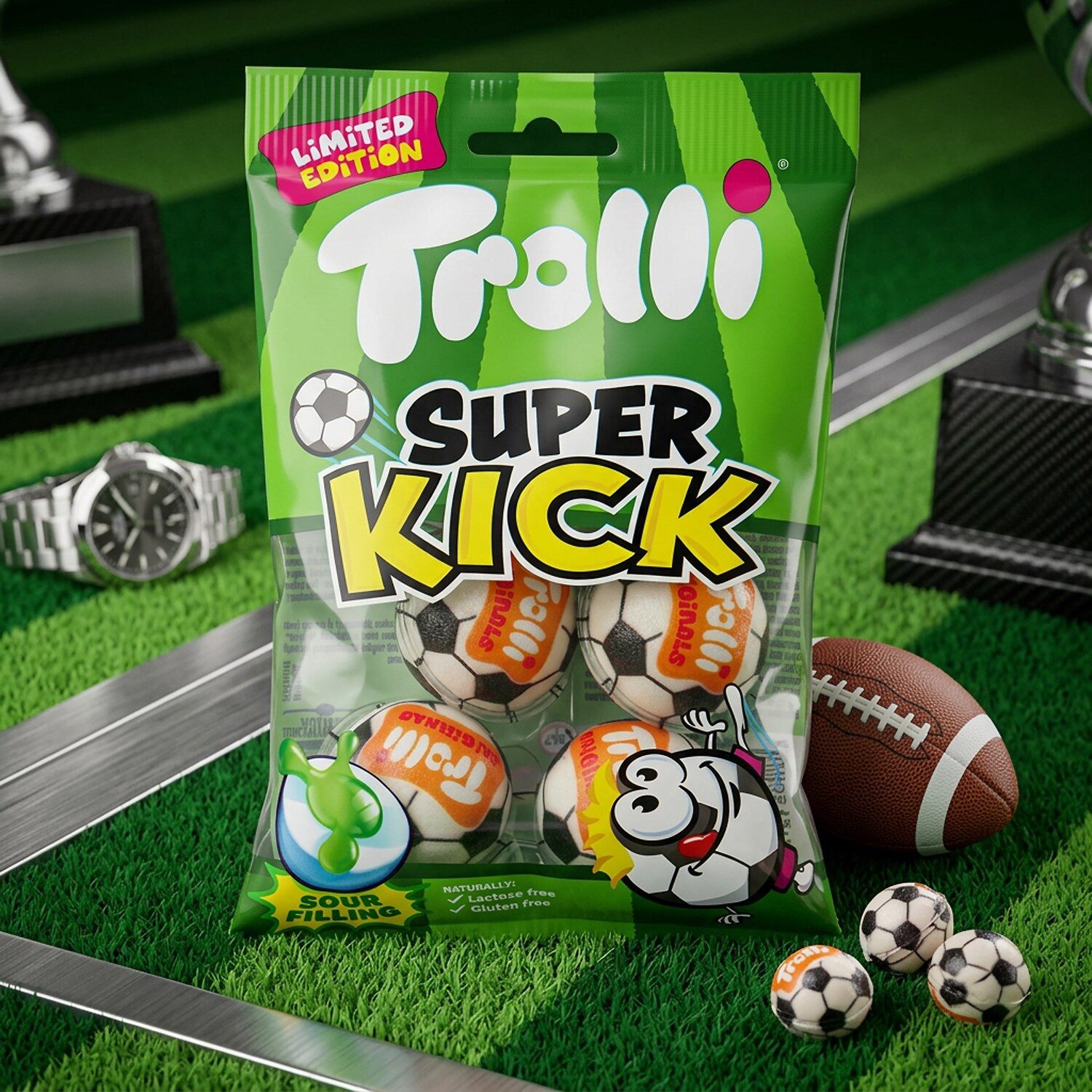 TROLLI Süßigkeit, 1 x 75 g, Super Kick