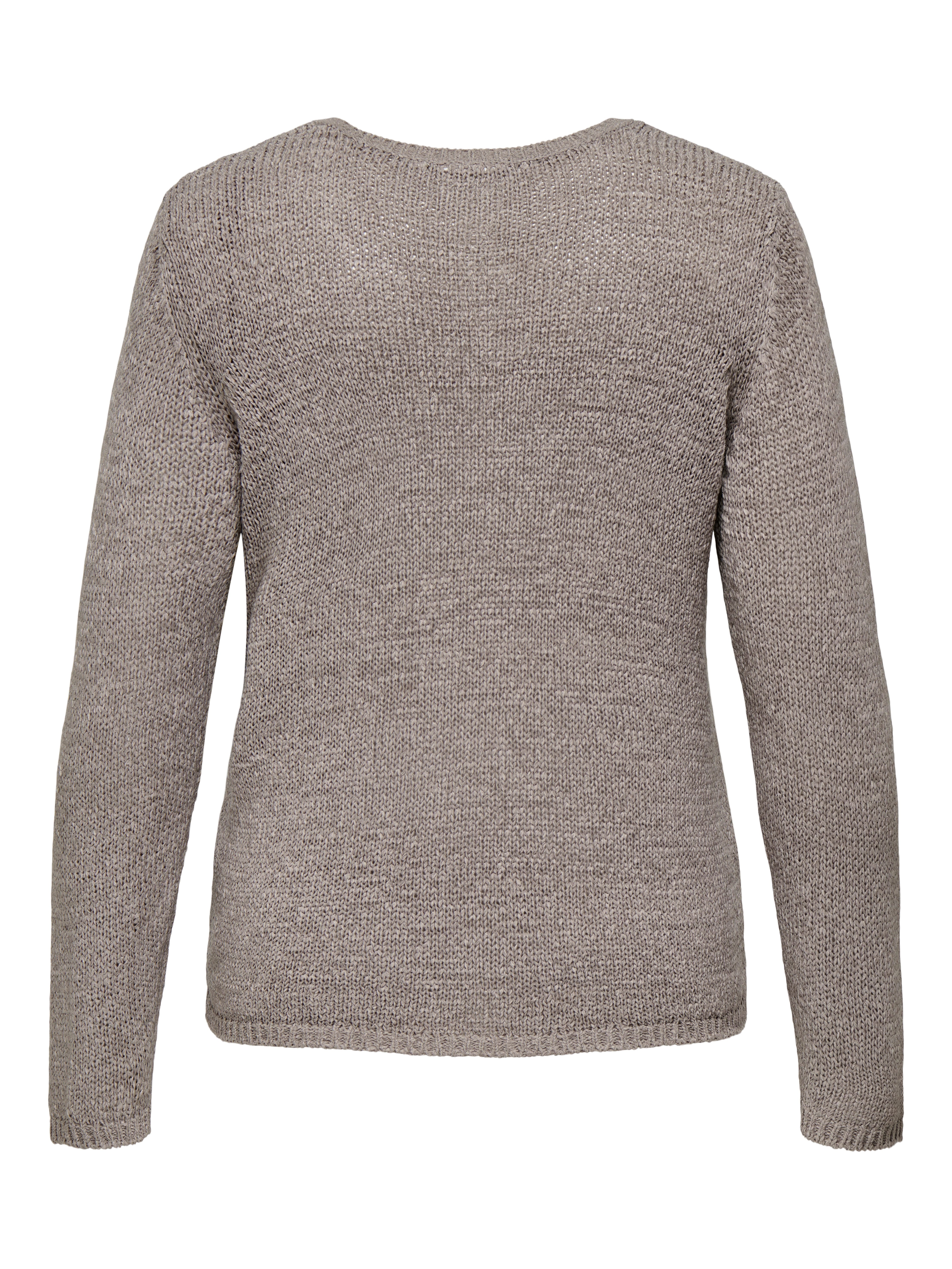 ONLY CARMAKOMA V-Ausschnitt-Pullover CARGEENA L/S V-NECK KNT NOOS günstig online kaufen