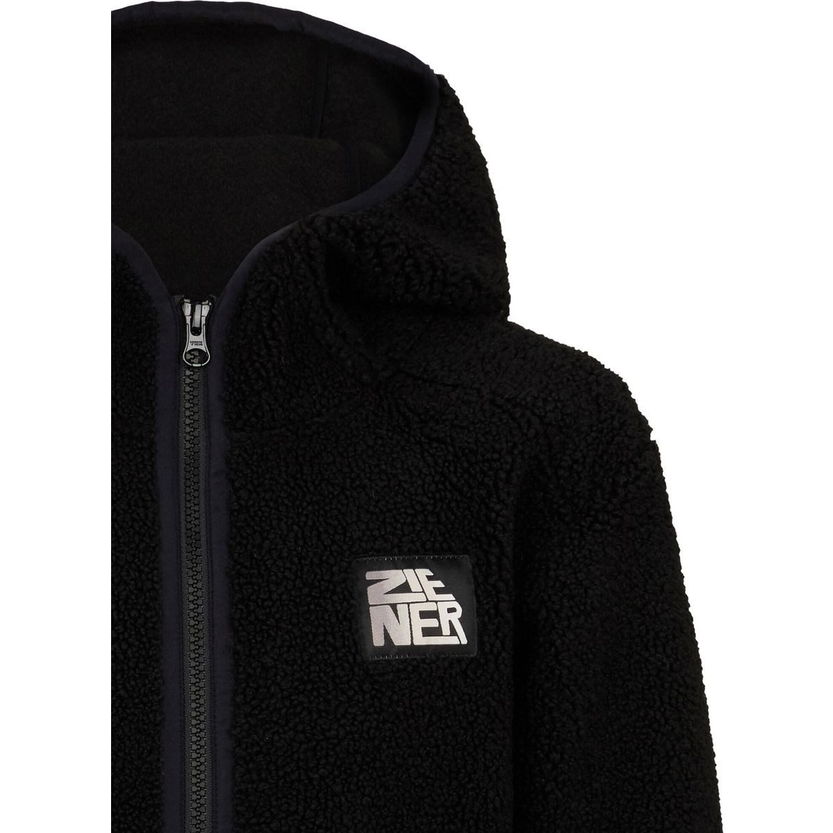 Ziener Fleecejacke Juha-z Midlayer Junior Unisex Wärmende Midlayer Jacke für Kinder aus modischem High-Loft-Fleece mit