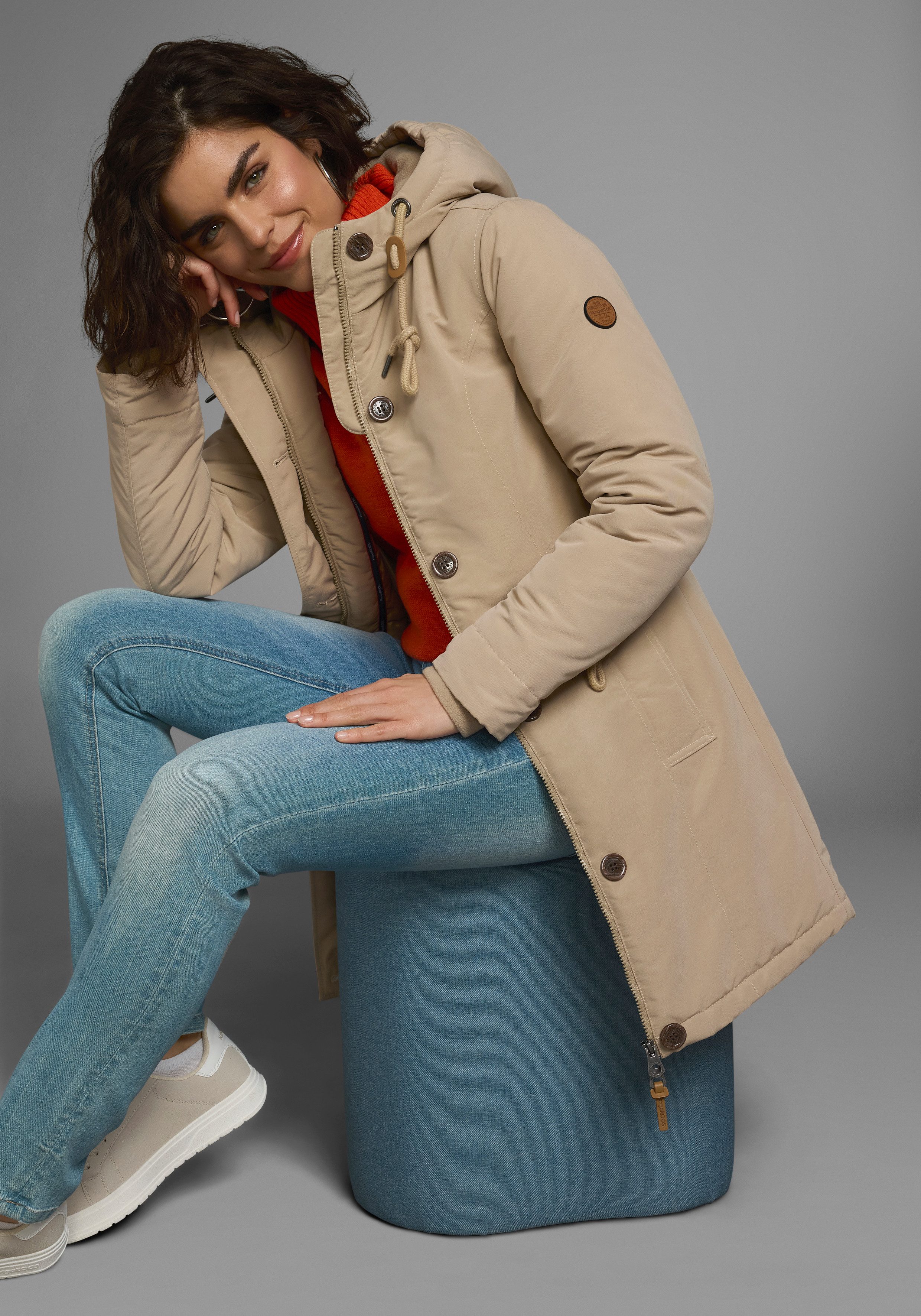 KangaROOS Winterjacke für die kalte Jahreszeit, aus leichtem Webstoff, modi günstig online kaufen