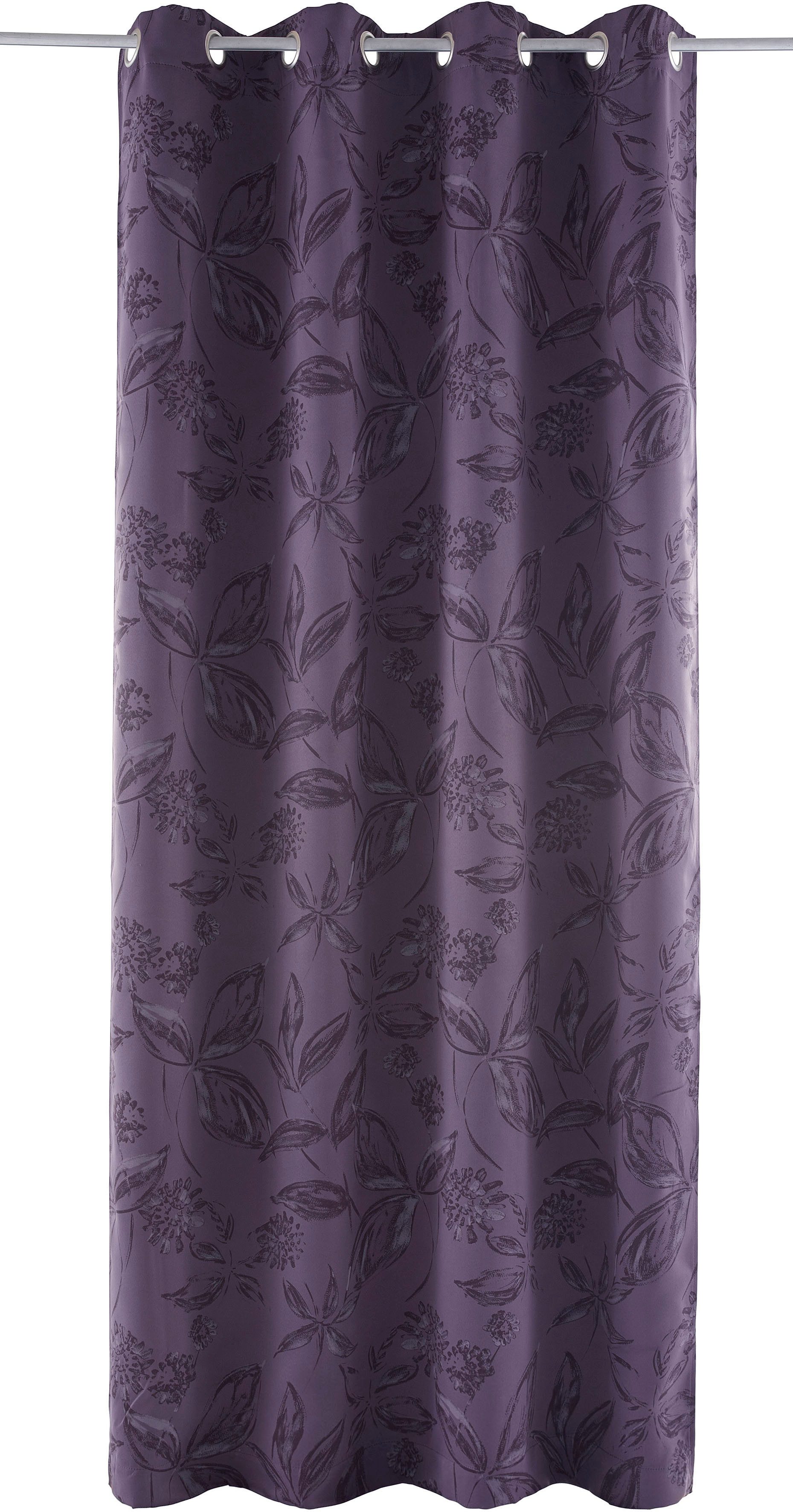 my home Vorhang FLOWER, Ösen (1 günstig online kaufen