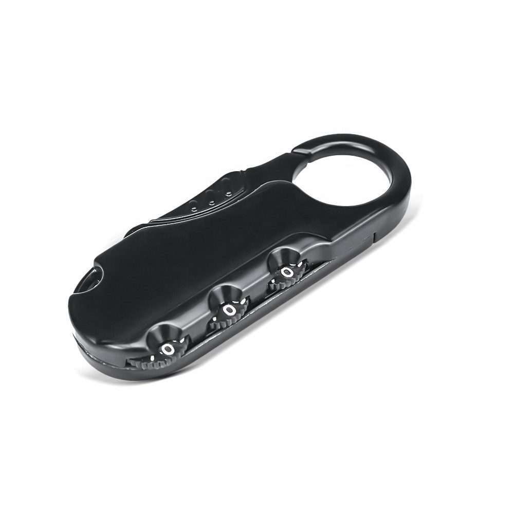 Tourtecs Helmschloss 4er-Set Helmschloss Motorrad / Zahlenschloss # schwarz