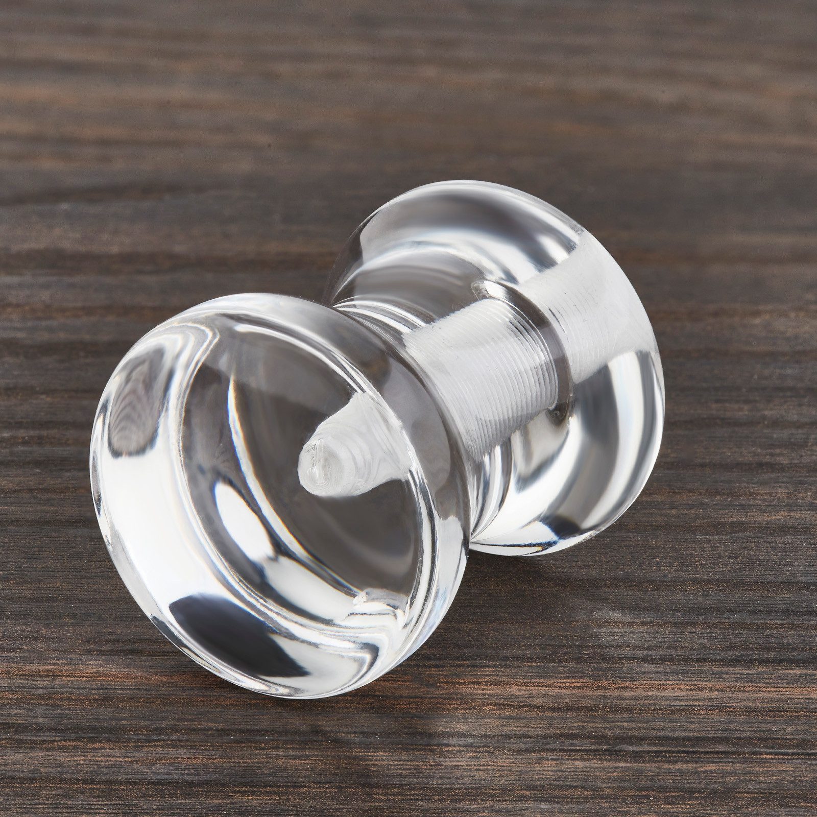 SO-TECH® Möbelgriff Möbelknopf FENJA BA 32 - 192 mm, inkl. Schrauben (1-St), Möbelknopf transparent 35 x 29 mm von SCHÜCO ALU COMPETENCE