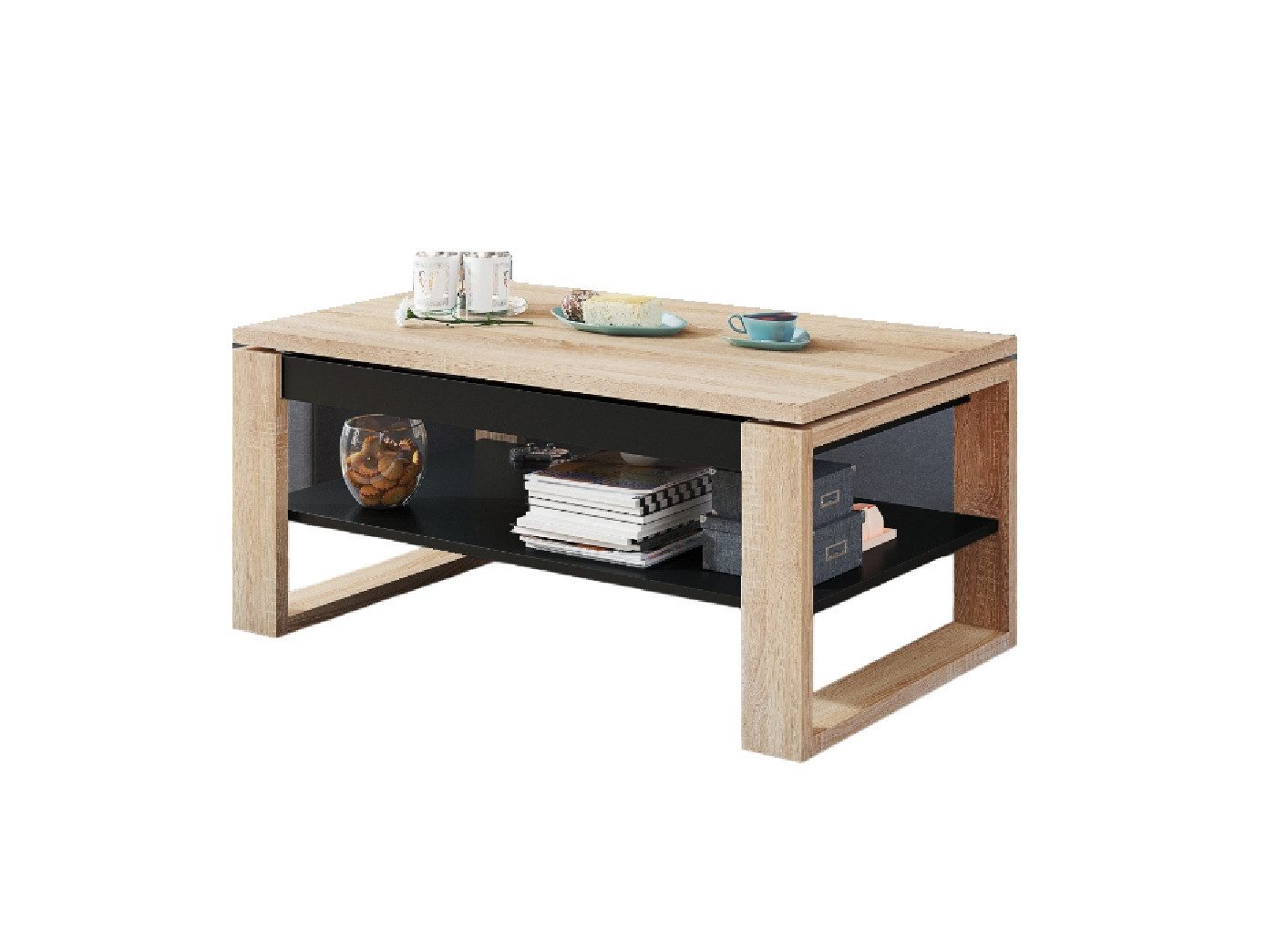 designimpex Couchtisch Design Multifunktionstisch Nuo Arbeitstisch günstig online kaufen