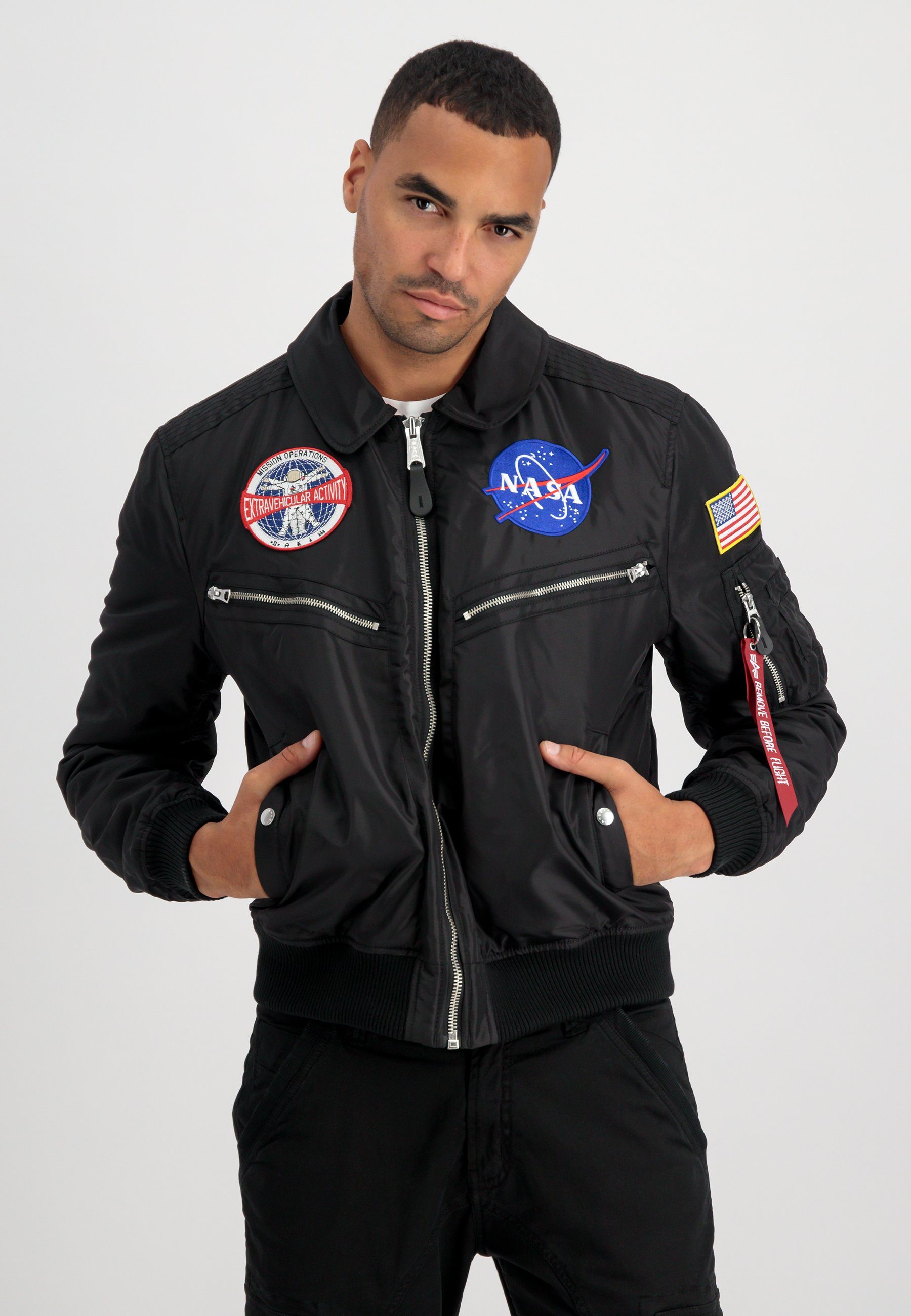 Bomberjacke Industries & - Spacewalk Alpha Alpha Flight Jacket Industries Jackets Men Bomber