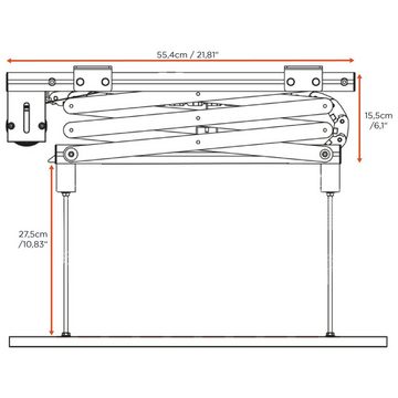 Celexon Deckenlift PL1000 Beamer-Deckenhalterung, (Tragfähigkeit bis 15 kg, 96cm Hub)