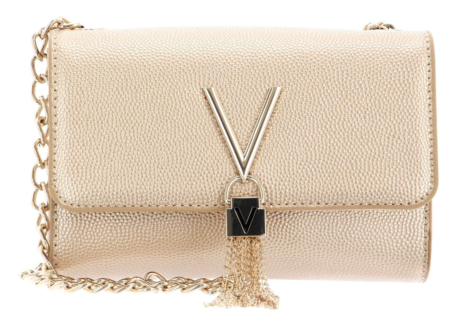 VALENTINO BAGS Umhängetasche DIVINA, Damen Handtasche, Schultertasche, Mini Bag mit Schmuckelement
