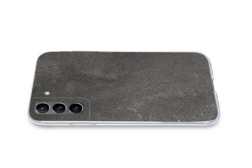 MuchoWow Handyhülle Beton - Grau - Wand - Zement, Phone Case, Handyhülle Samsung Galaxy S21, Silikon, Schutzhülle