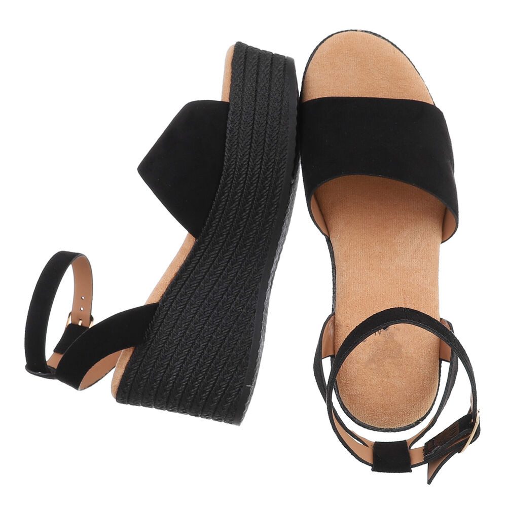 Ital-Design Elegante Komfort-Sandalen mit Plateau für jeden Anlass Plateaus günstig online kaufen
