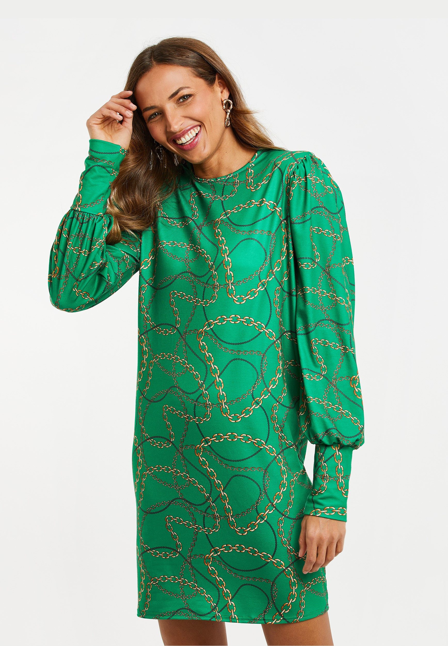 Threadbare Jerseykleid Timone Balloon mit Raglanärmeln