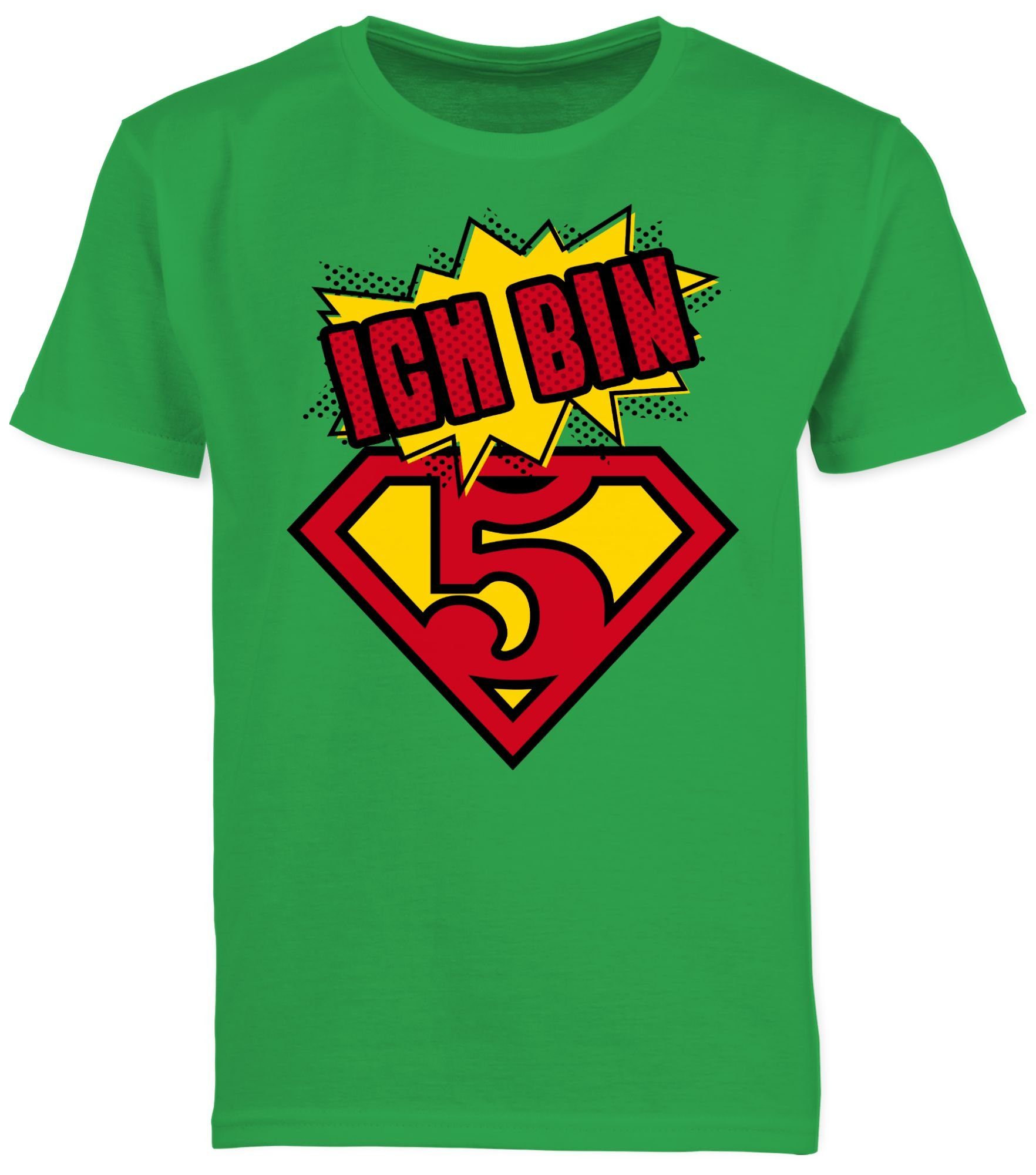 T-Shirt Ich bin fünf Superheld