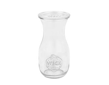 MamboCat Einmachglas 12er Set Weck Gläser 290ml Saftflasche mit 12 Glasdeckeln Rezeptheft, Glas