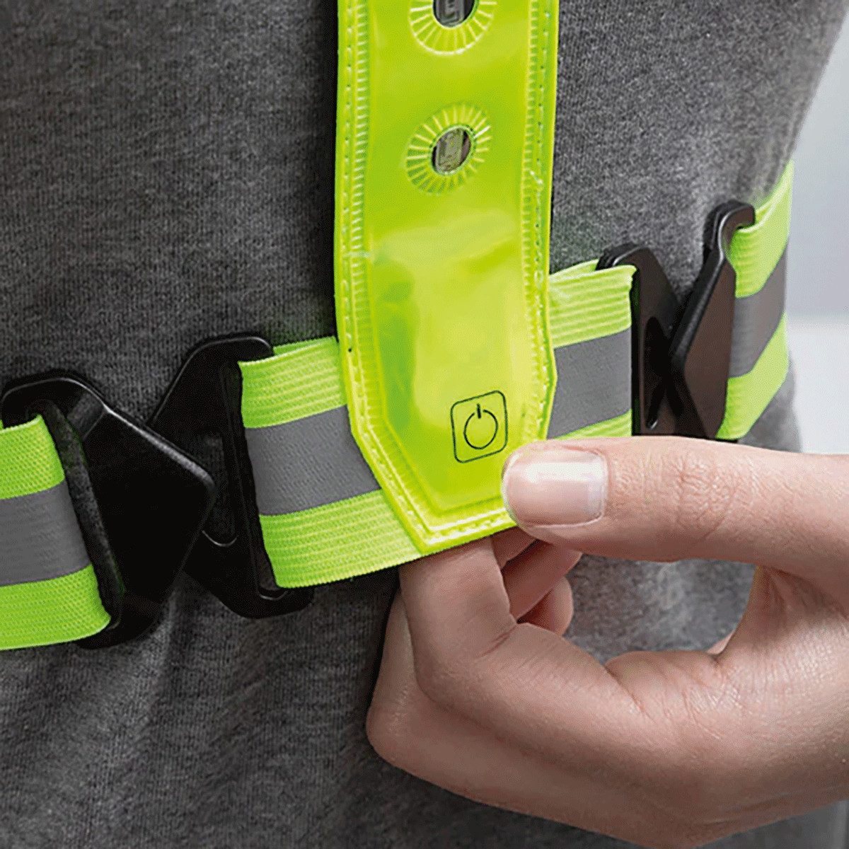 Laufgürtel InnovaGoods Arnés Reflectante Con para Deportistas Reflektierendes