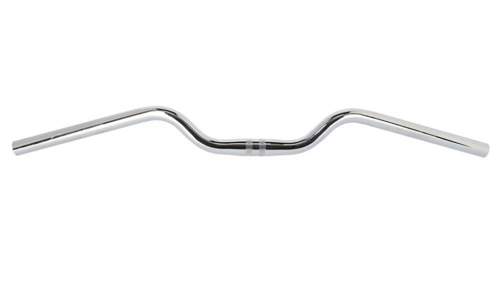 Ergotec Fahrradlenker Ergotec Lenkerbügel M-Bar M Stahl Ø 25,4 mm 700 mm verchromt 16°