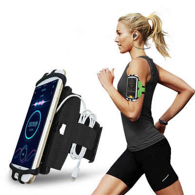 CoverKingz Handyhülle Universal Sport Armband für Smartphones 4,0 - 7,0 Zoll Fitness Tasche, Sport Schutzhülle drehbar Handyhülle Jogging Schutztasche Etui