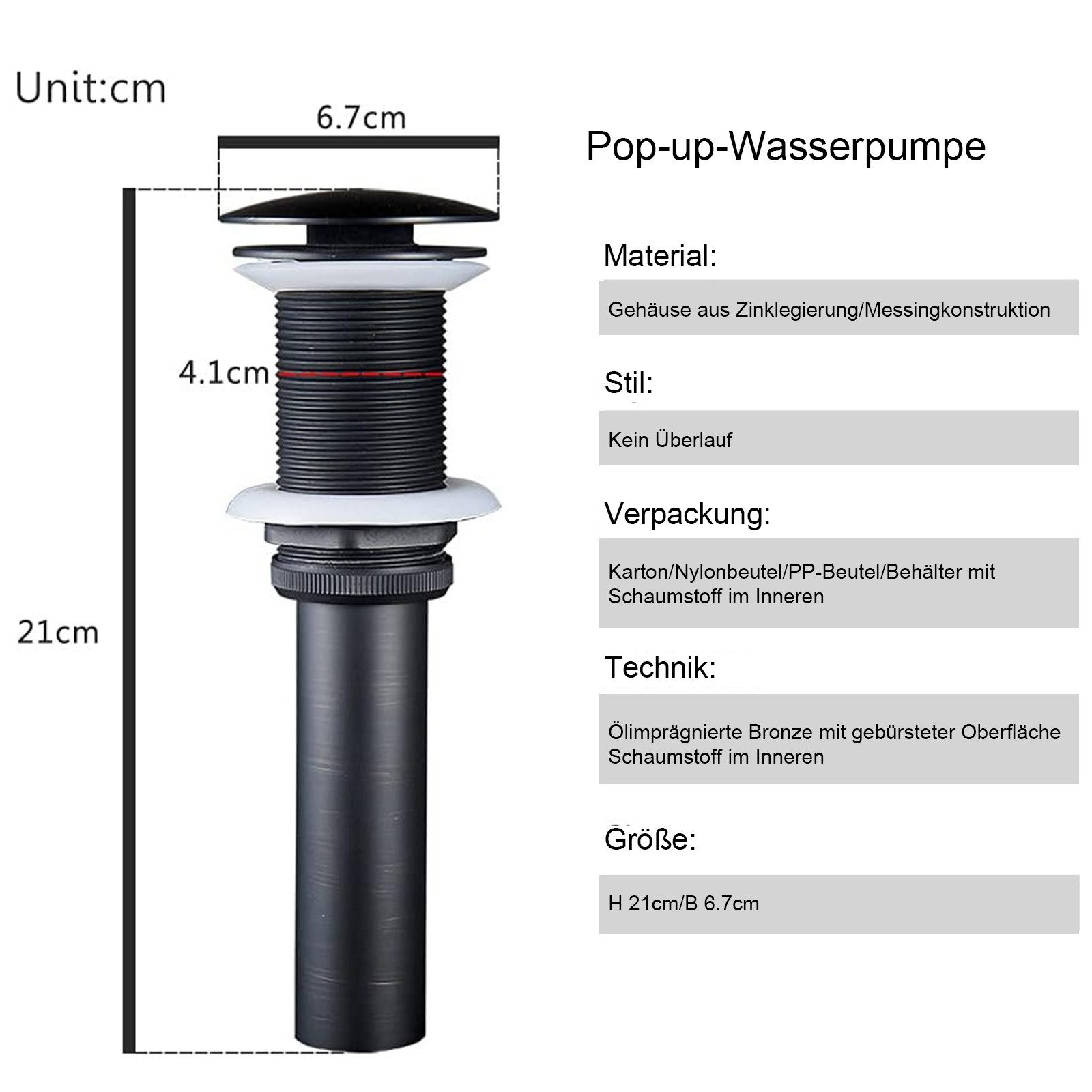 Puluomis Aufsatzwaschbecken Waschbecken Set mit Wasserhahn günstig online kaufen