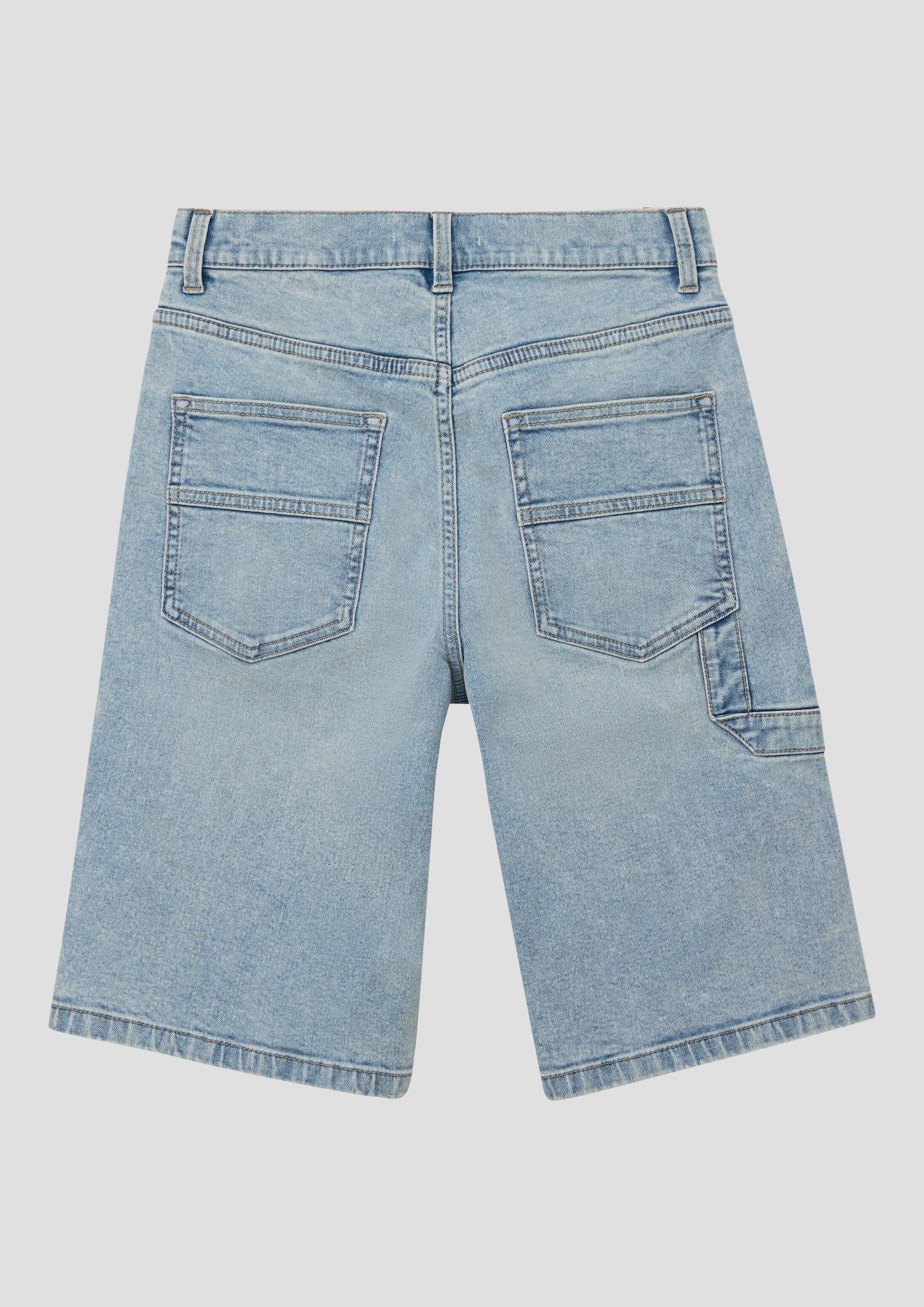 s.Oliver Jeansshorts Jeans-Hose BAGGY Bermuda Jeans Baggy / Relaxed Fit / Mid Rise / Wide Leg