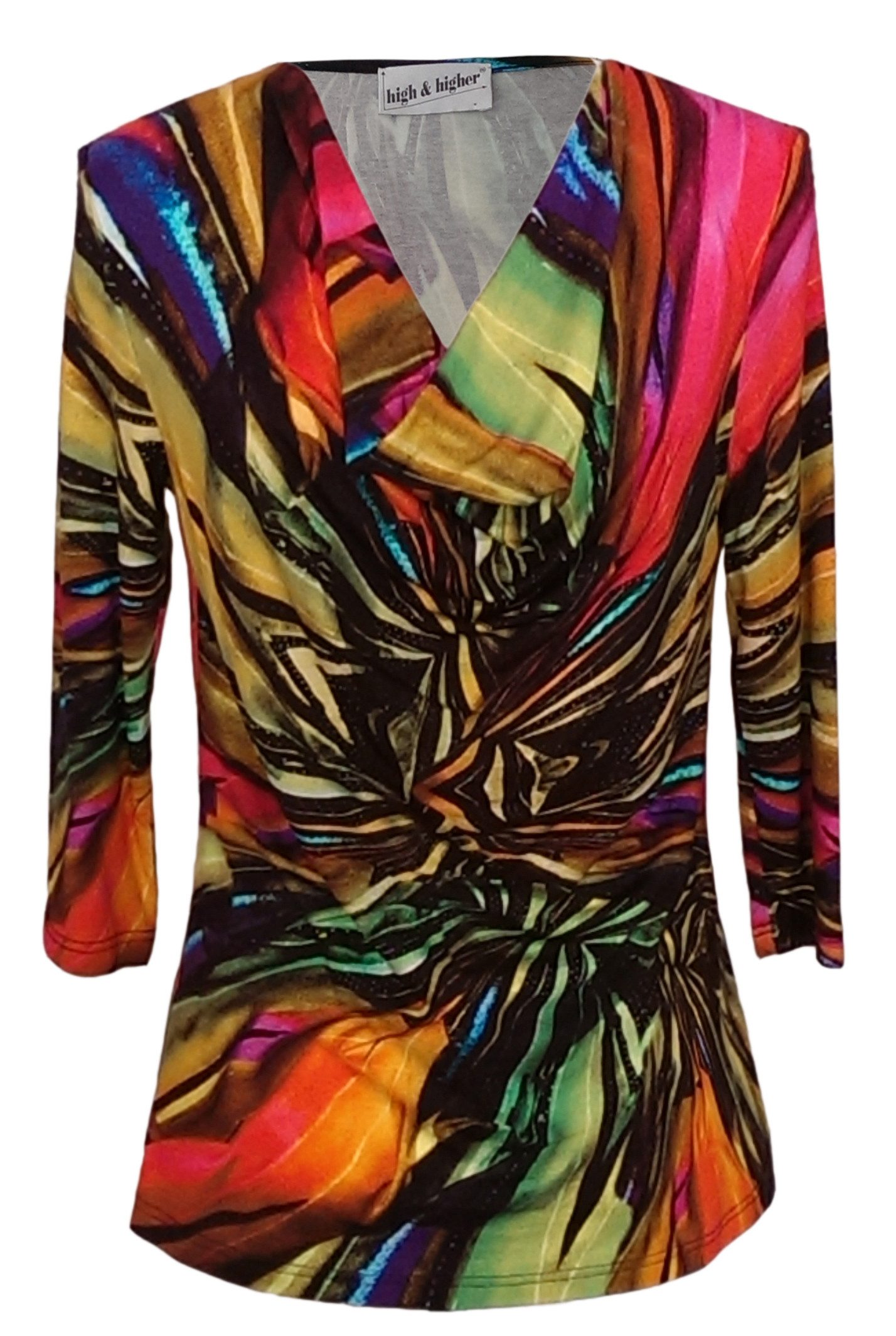 T-Shirt Wasserfallshirt Amy 3/4 Ärmel