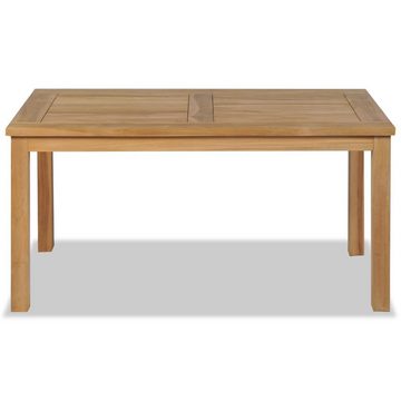 furnicato Couchtisch Teak 90 x 50 x 45 cm