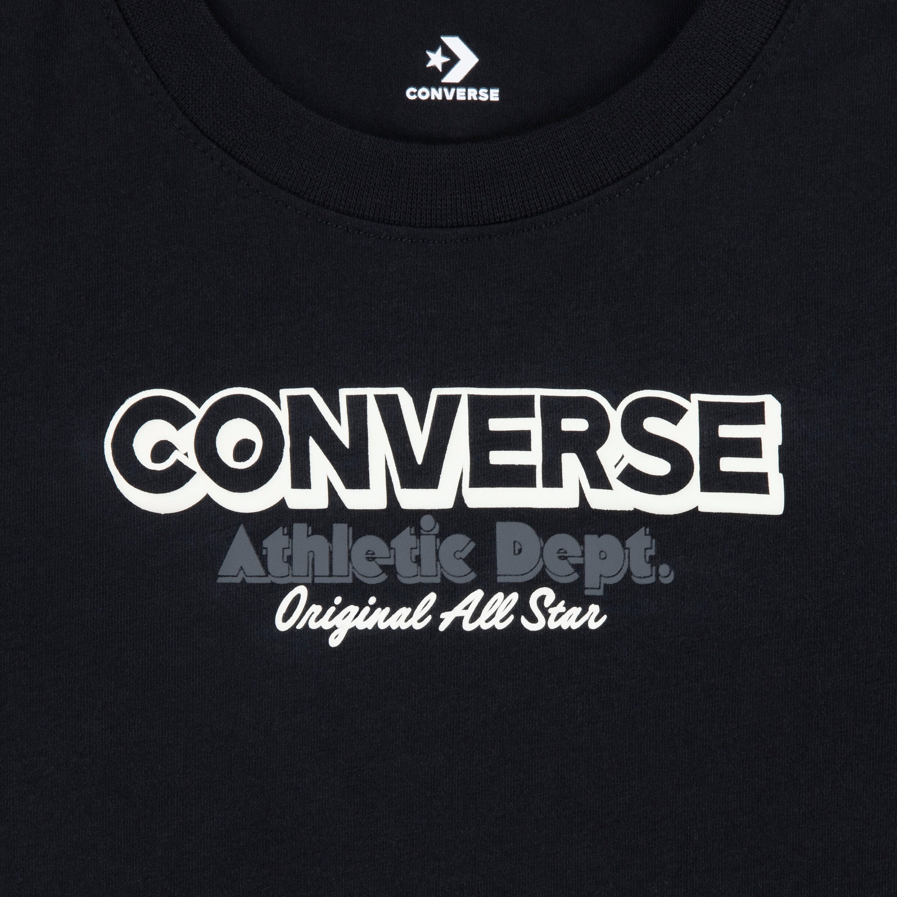 Converse T-Shirt CNVB LG DCTP HIT GFX TEE sportlicher Stil, Kurzarmdesign, Rundhalsausschnitt