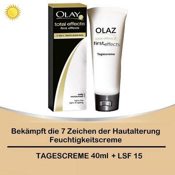 OLAZ Tagescreme Total Effects first effects 7in1 leichte Anti-Aging Tagescreme 40ml - 2erPack